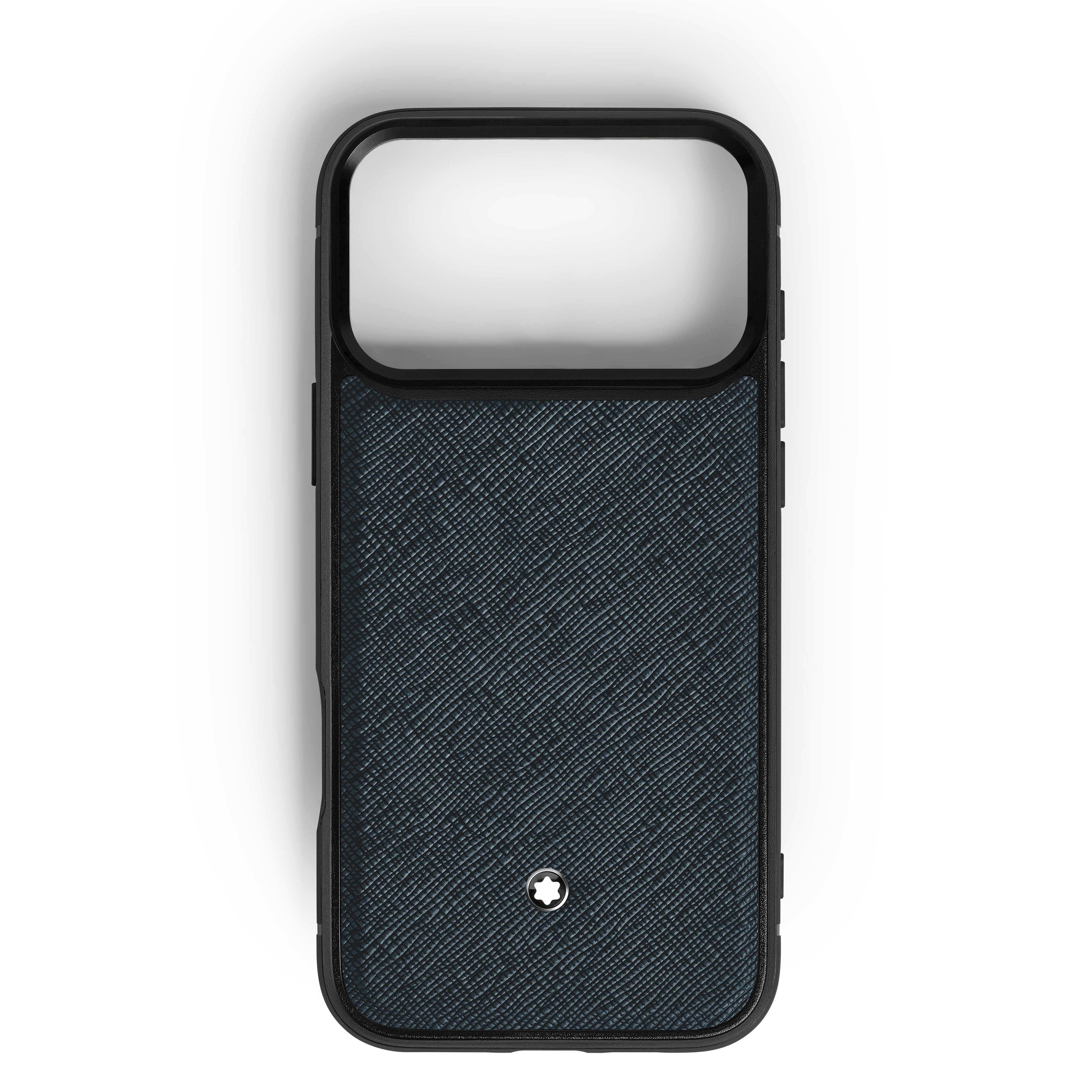  Montblanc - Schutzhülle Für Iphone 17 Pro Max Aus Sartorial Leder - Tweed-blau - Leder - Mb220603 - Telefonetuis & Telefonhüllen 