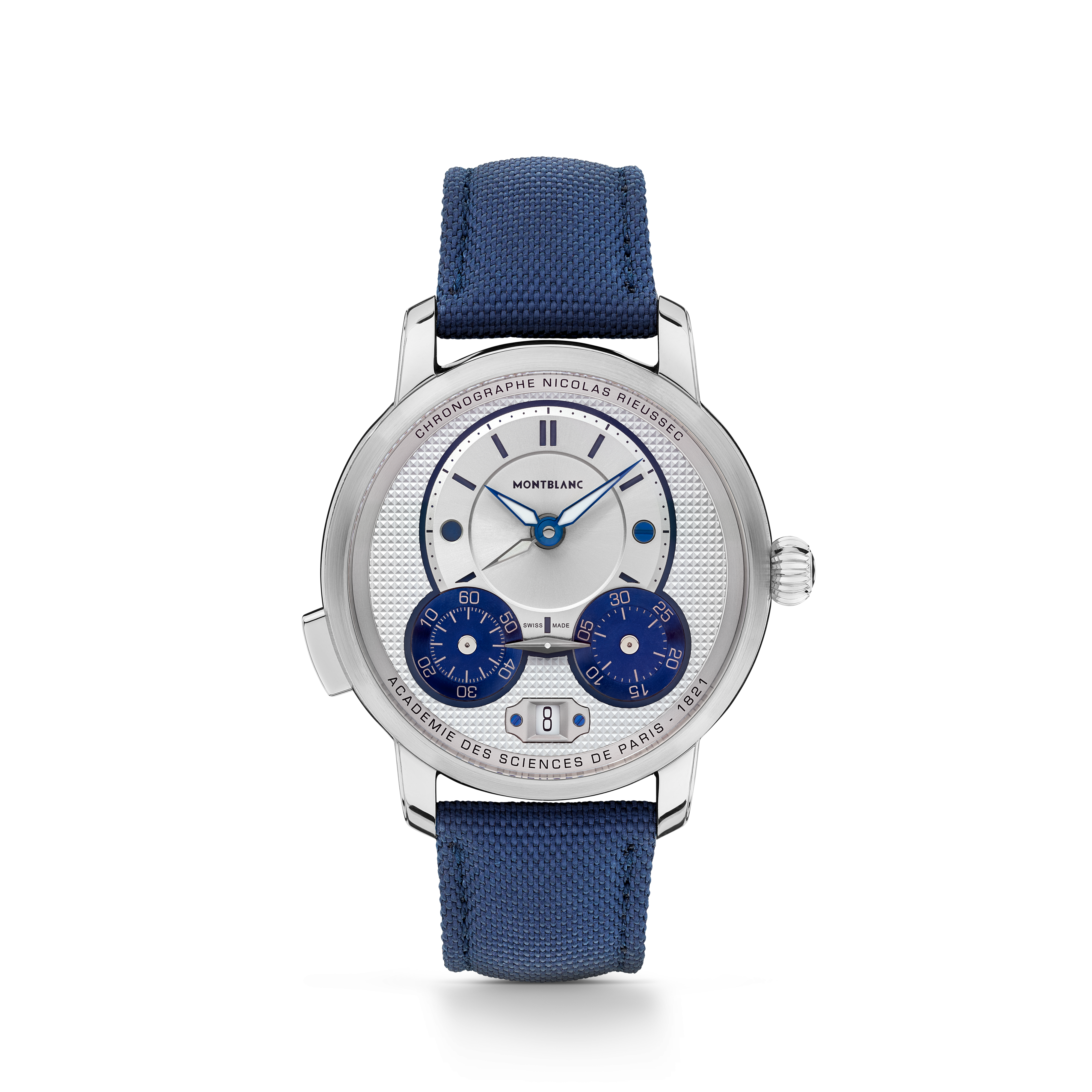  Montblanc - Montblanc Star Legacy Nicolas Rieussec Chronograph 43 Mm - Silberfarben - Stahl - Mb129764 - Uhr 
