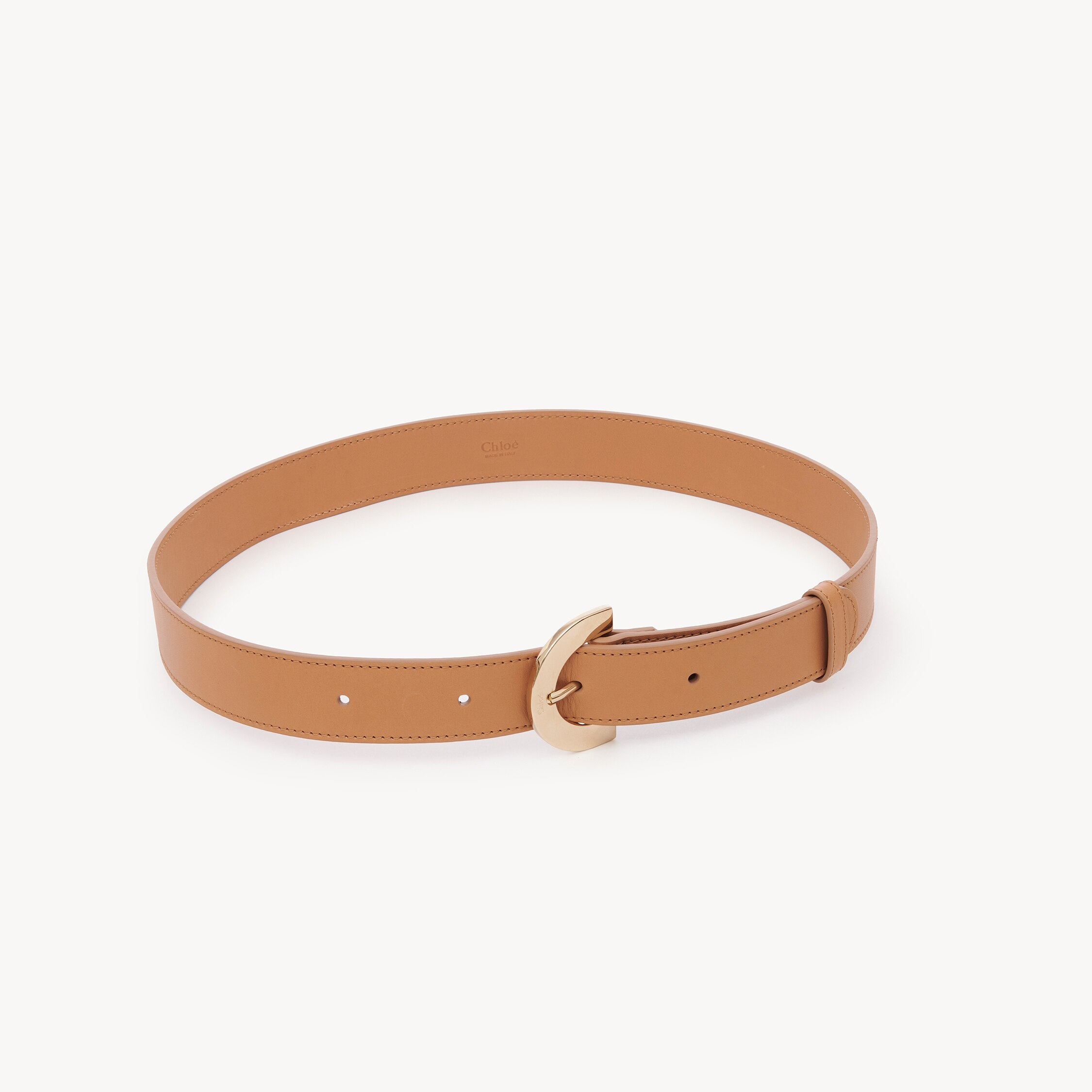 Chloé C Belt In Brown