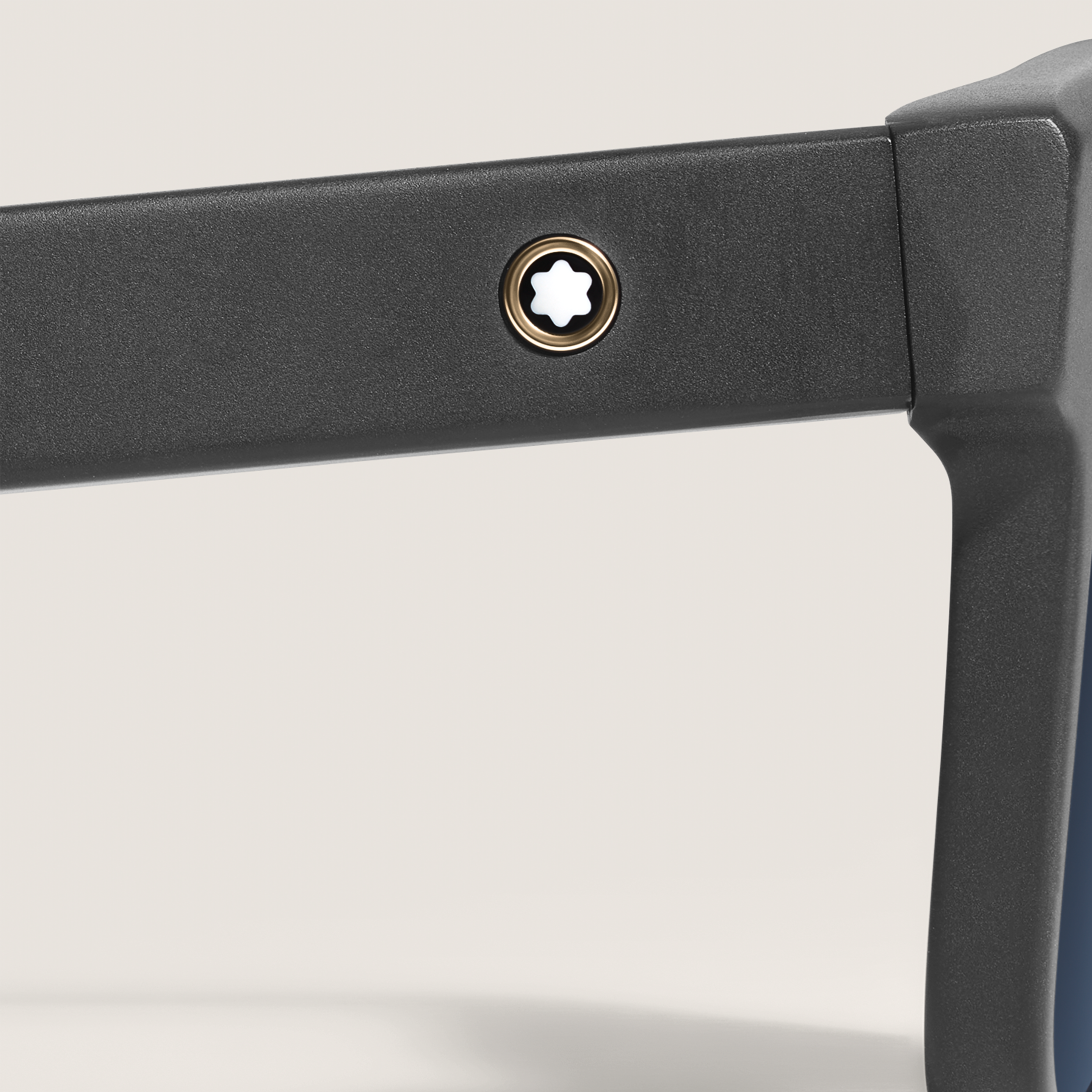  Montblanc - Occhiali Da Sole Quadrati Con Montatura In Acetato Nero - Nero - Acetato - Mb135575 - Occhiali Da Sole 
