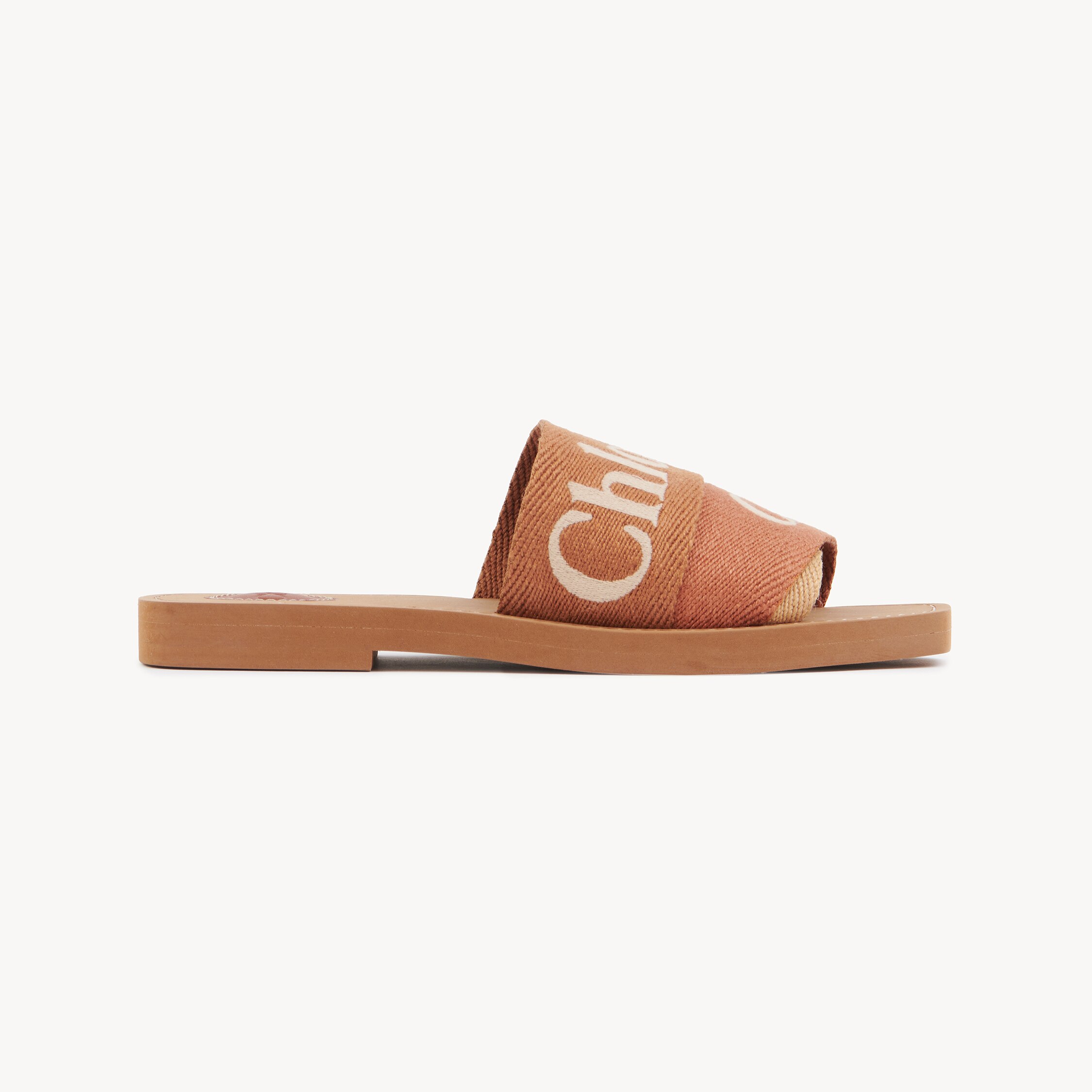 Chloé Woody Mule In Brown