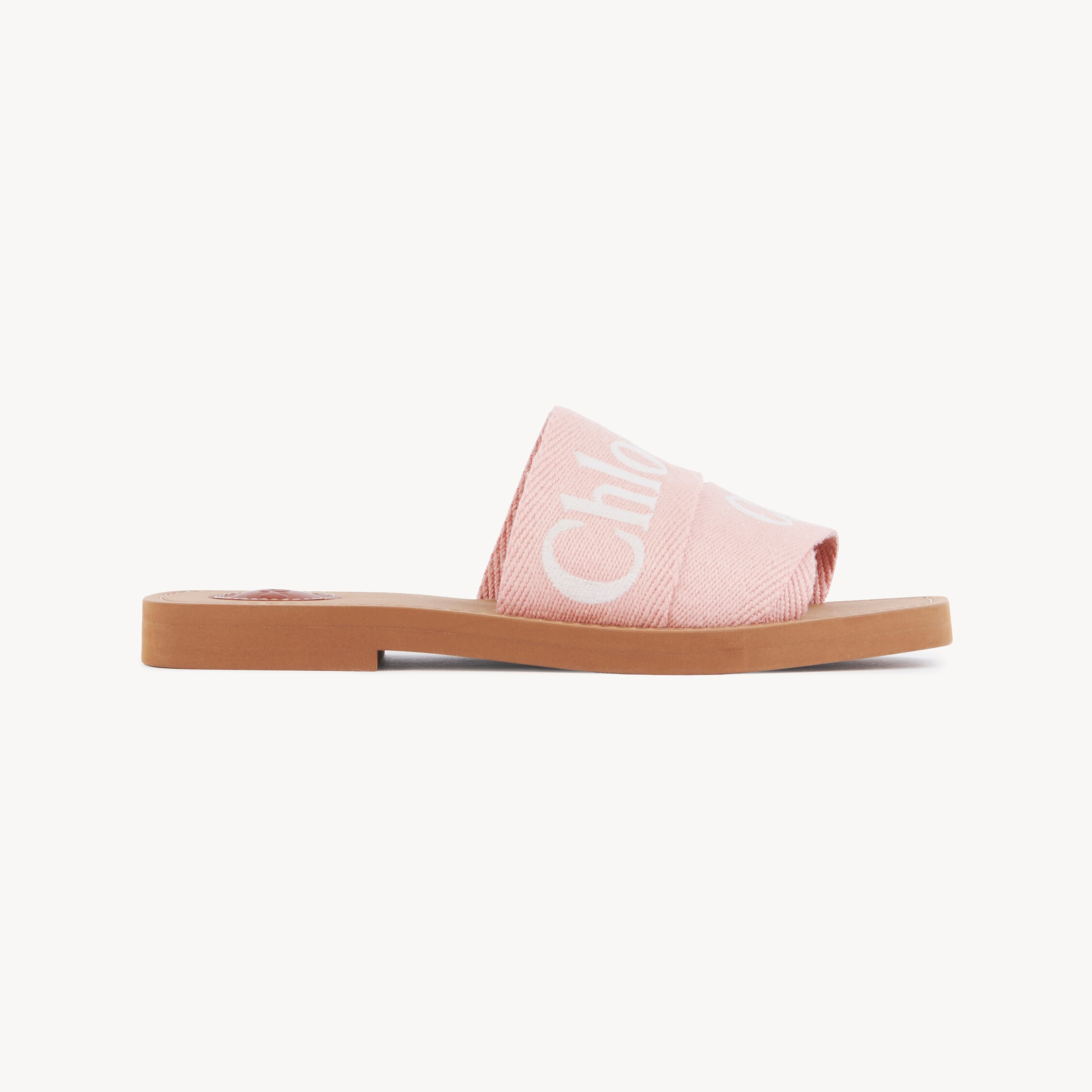 Chloé Woody Mule In Pink