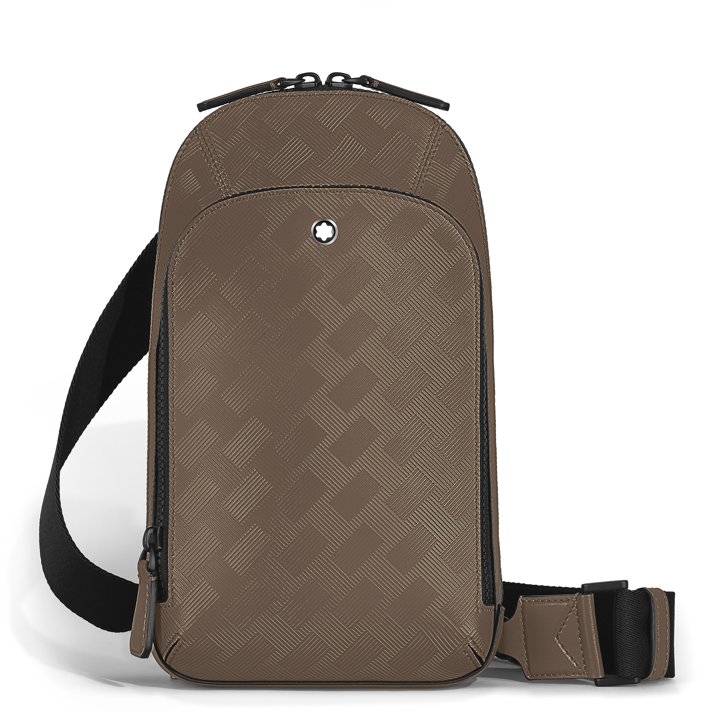 Montblanc - Medium On-Body Bag In Extreme Leather - Leather - Mb220243 - Sling Bags   Noisette