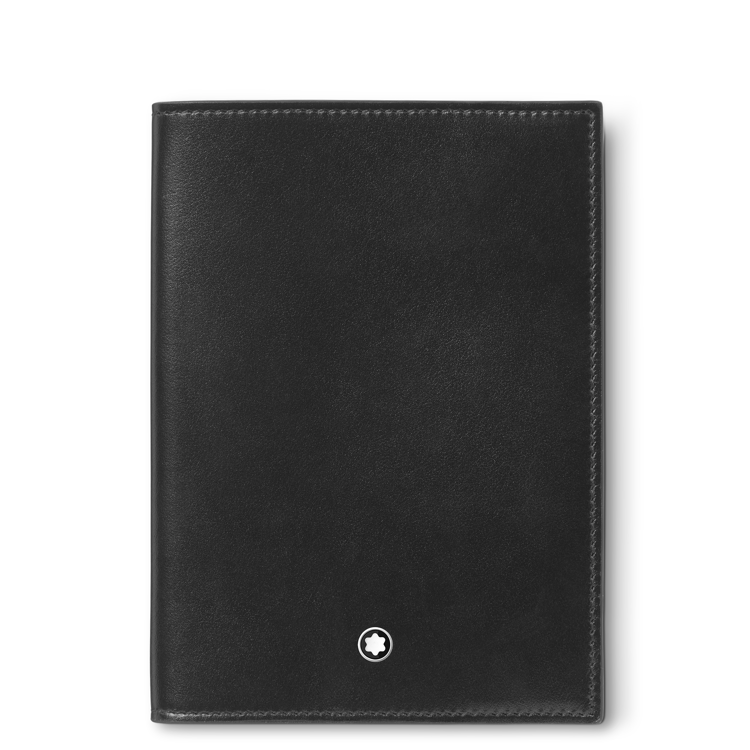 Montblanc - Passport Holder In Meisterstück Leather - Leather - Mb198333 - Passport Holders   Black