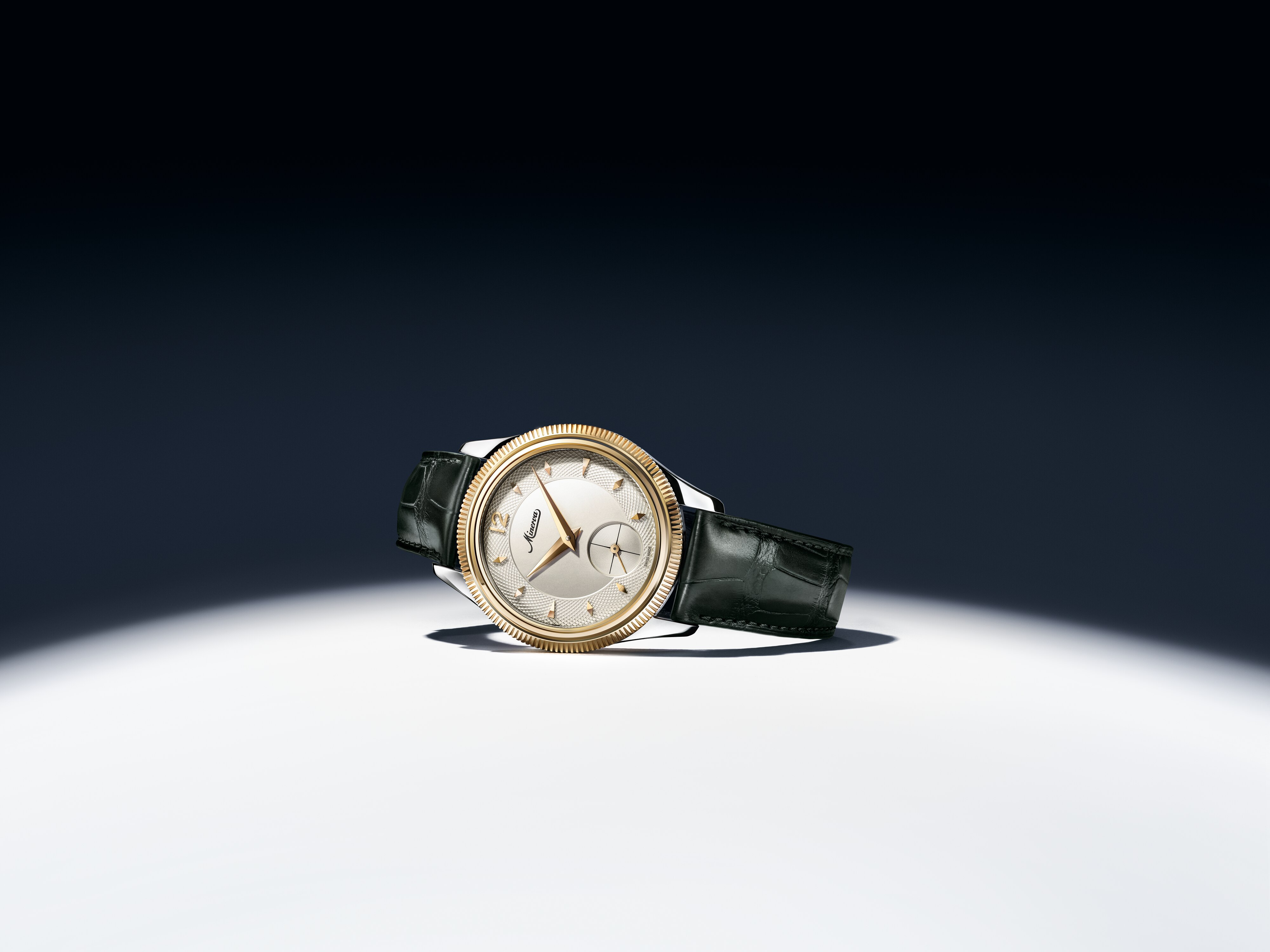  Montblanc - Minerva The Unveiled Crownless - Couleur Or - Or Rose 750/1000 - Acier - Mb137544 - Montre 
