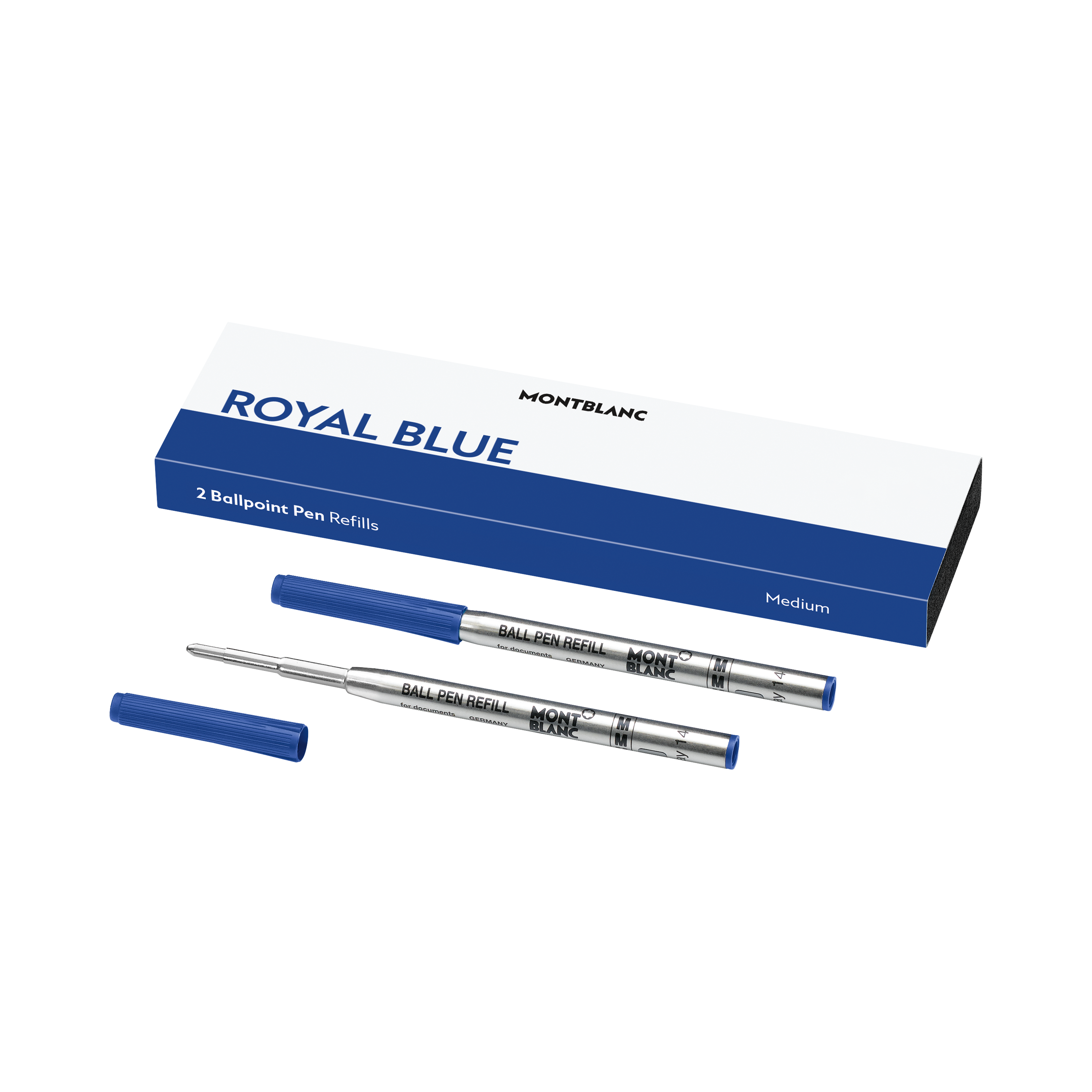 Montblanc Royal Blue - 2X Ballpoint Refills Ballpoint Refills
