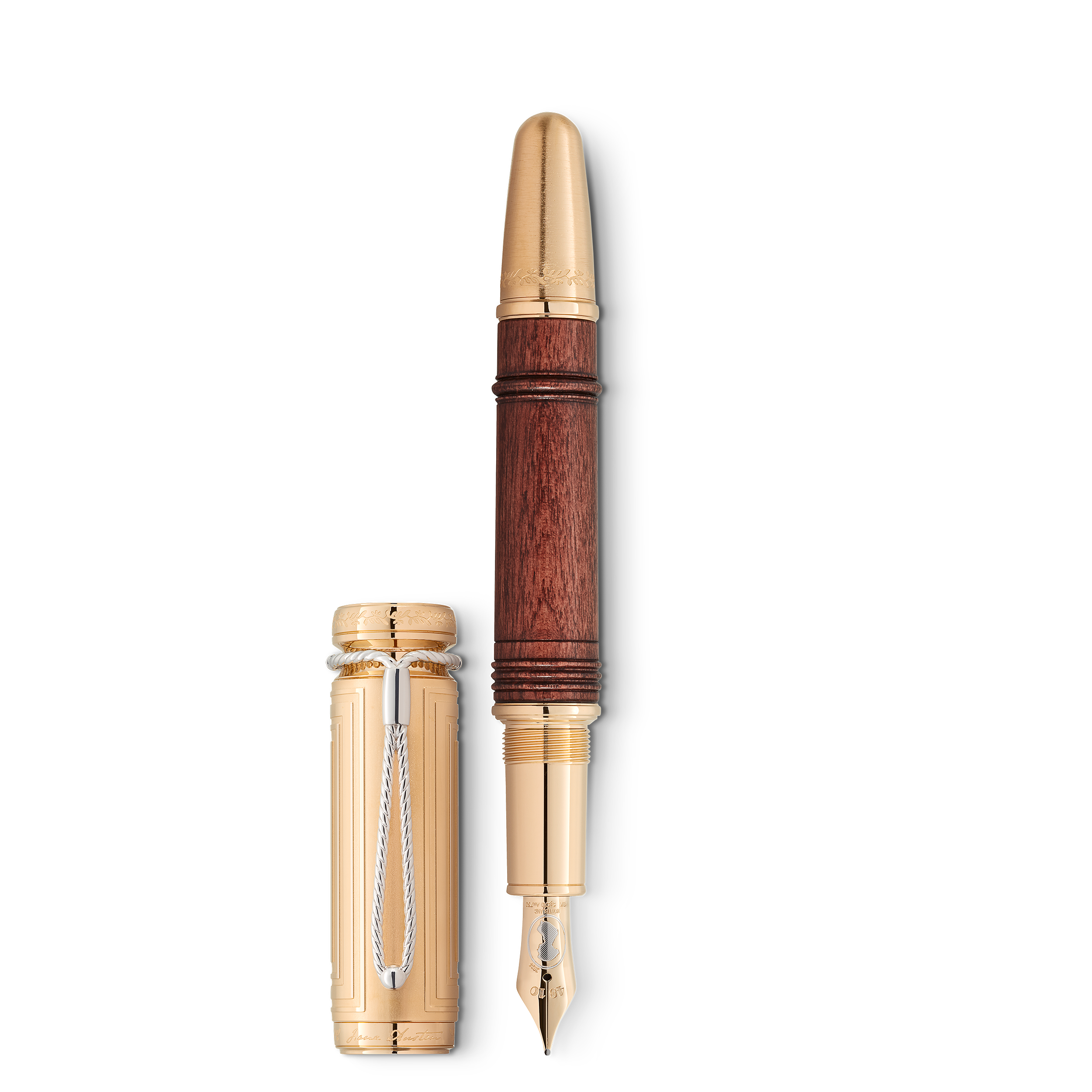 Montblanc - Writers Edition Homage To Jane Austen Limited Edition 1813 Fountain Pen - Gold-Coated - Mb130682 - Fountain Pens Women's Yellow Gold
