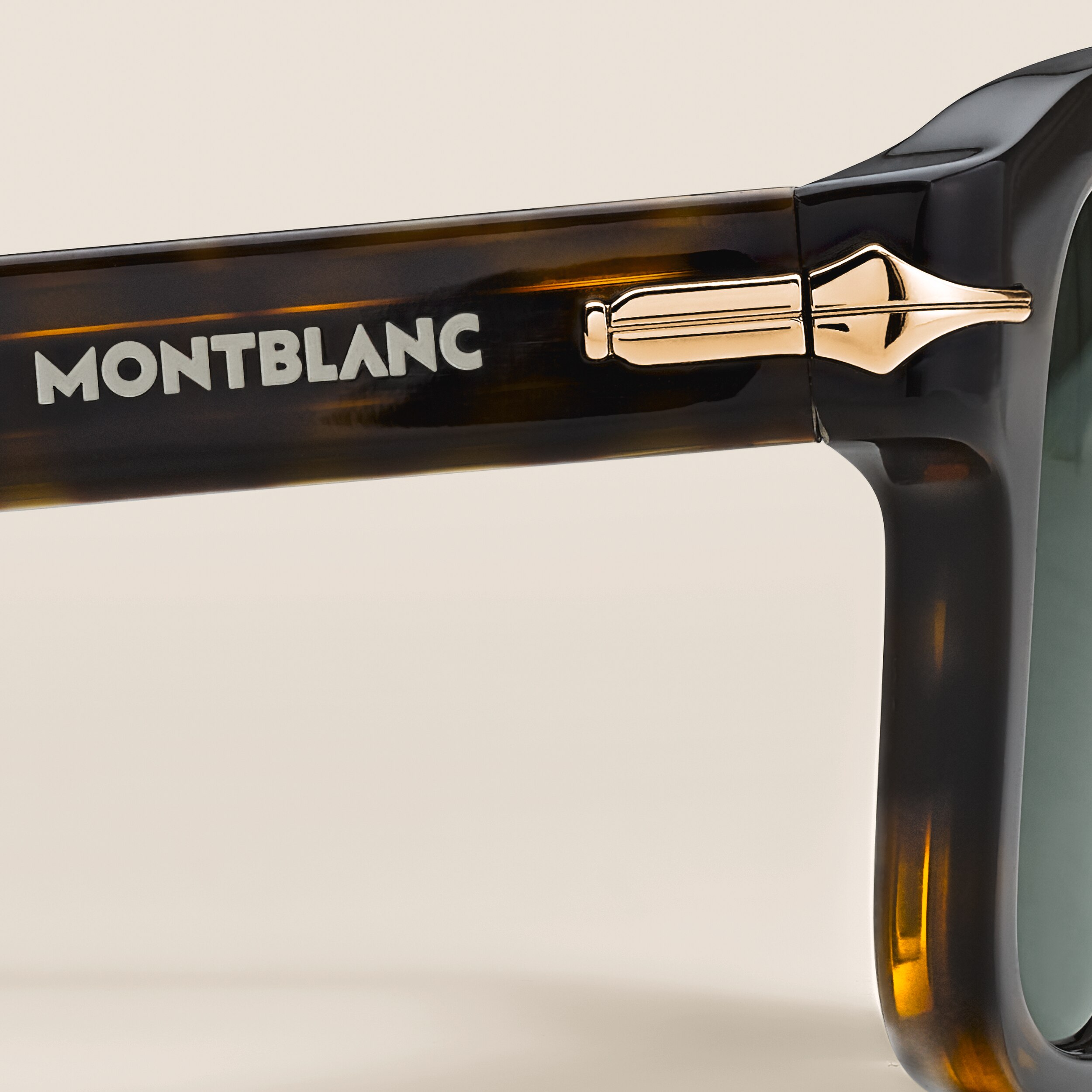  Montblanc - Occhiali Da Sole Rettangolari Con Montatura In Acetato Havana - Mb136921 - Occhiali Da Sole 