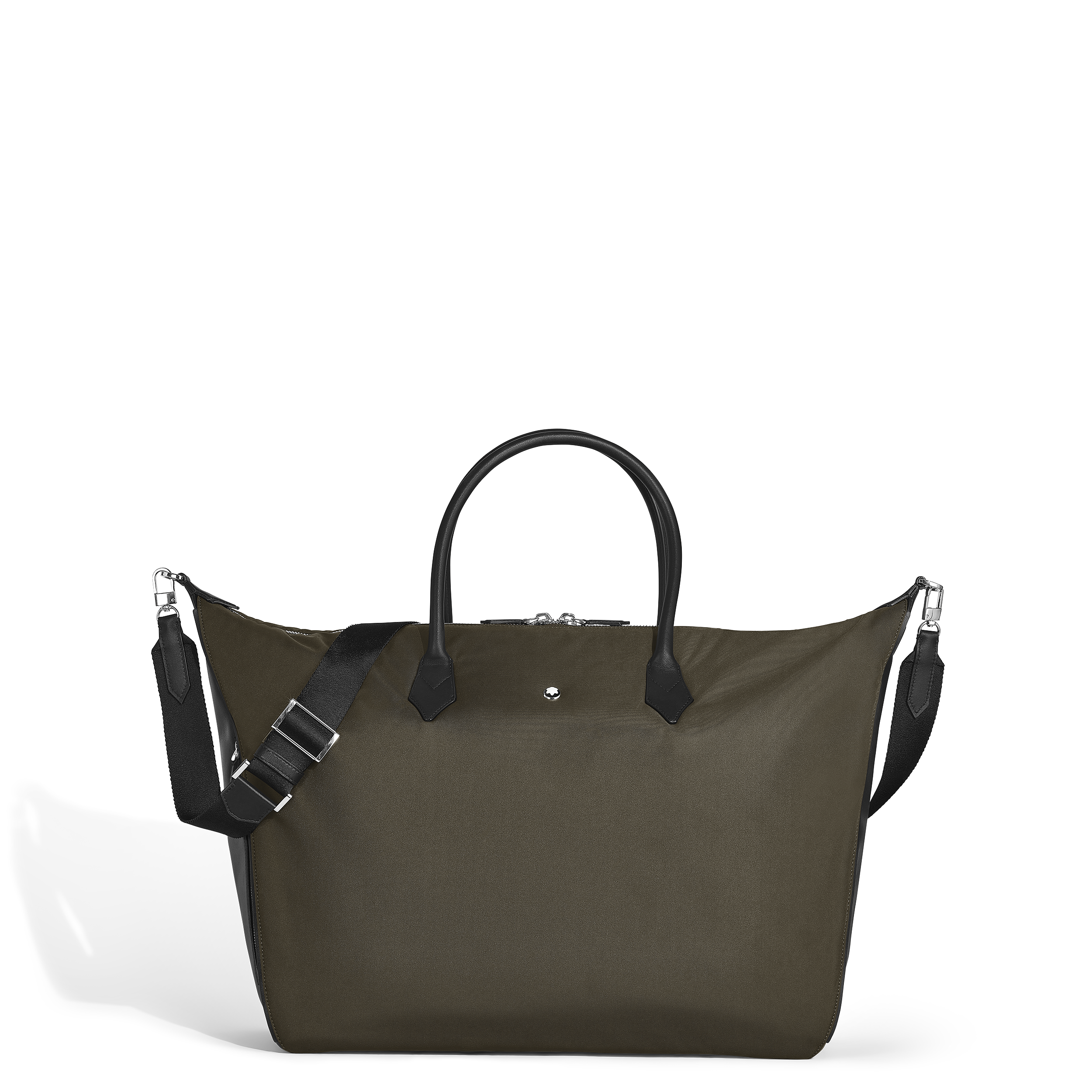 Montblanc - Panorama Weekender Bag 43 - Fabric And Leather - Mb221658 - Duffle Bags   Khaki