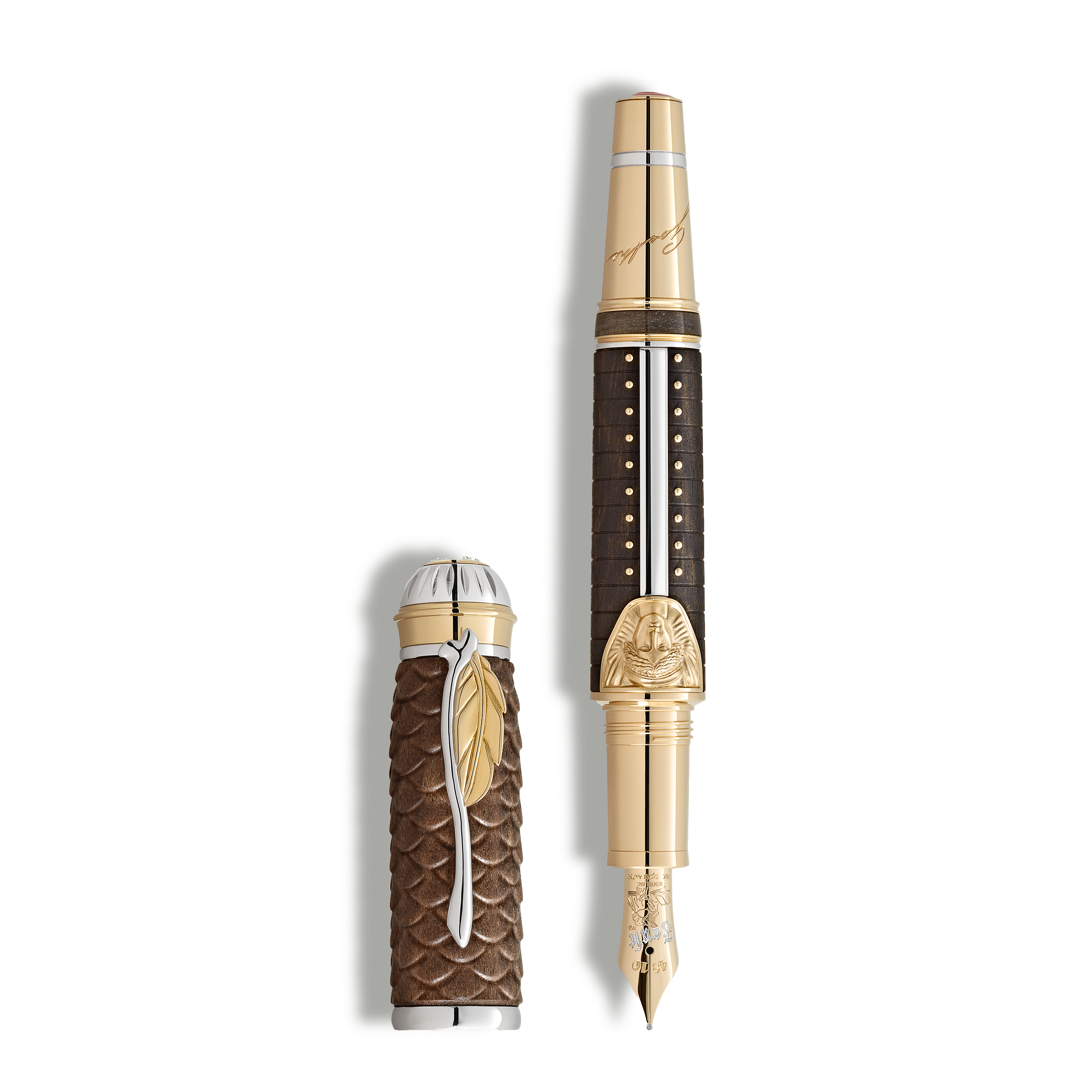 Montblanc - Writers Edition Homage To Johann Wolfgang Von Goethe Limited Edition 88 Fountain Pen - Wood - Mb131447 - Fountain Pens Brown