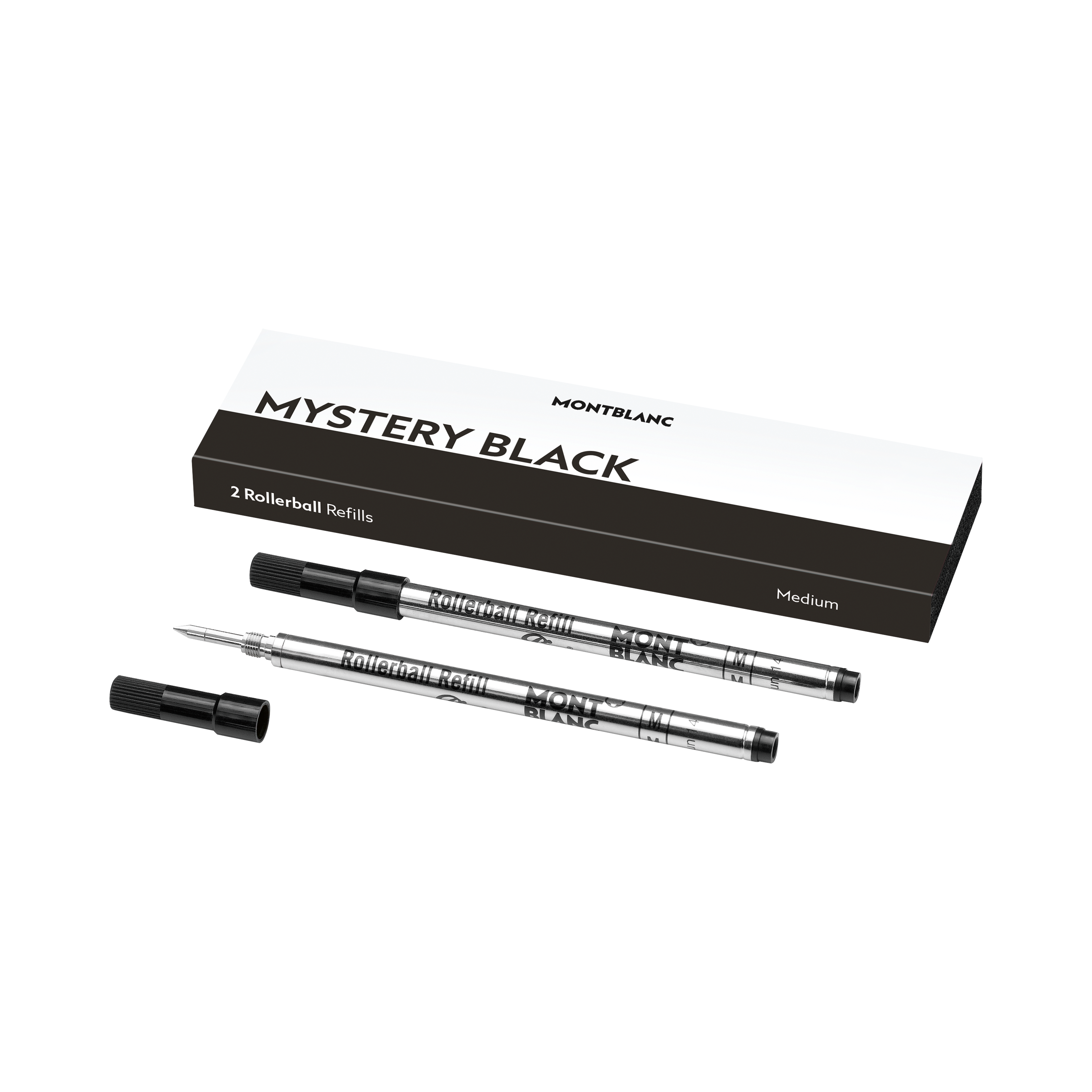 Montblanc Tintenrollermine 128231 Mystery Black M Sw 2 St./Pack. 313015490 - Image 3