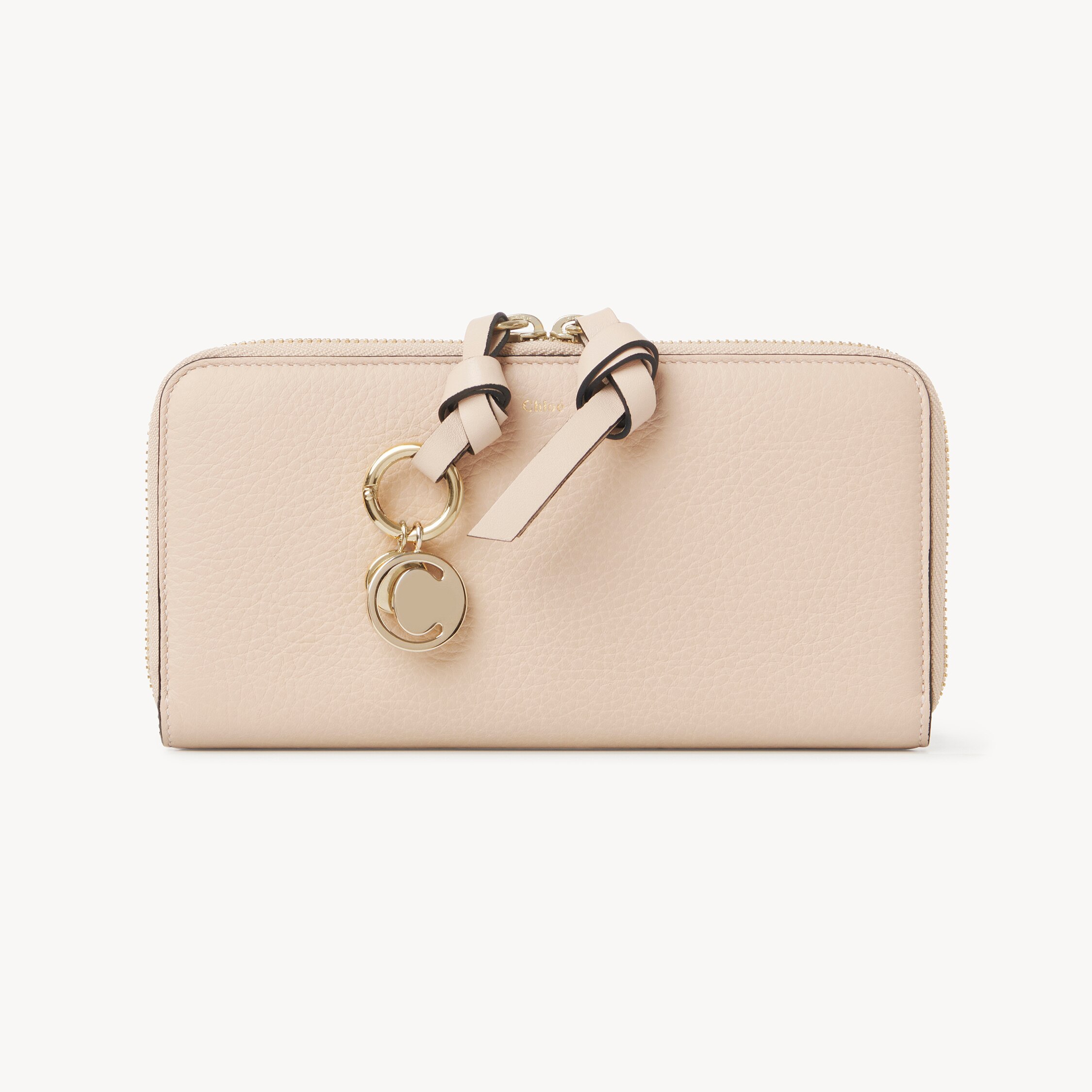 Chloé Alphabet Long Wallet In Pink