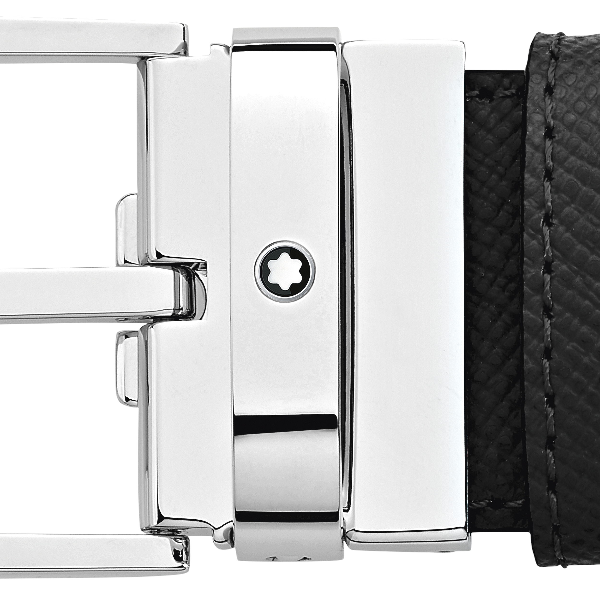  Montblanc - Wendbarer Rechteckiger Gürtel 35 Mm Aus Sartorial Leder - Schwarz | Braun - Leder - Mb118436 - Gürtel 