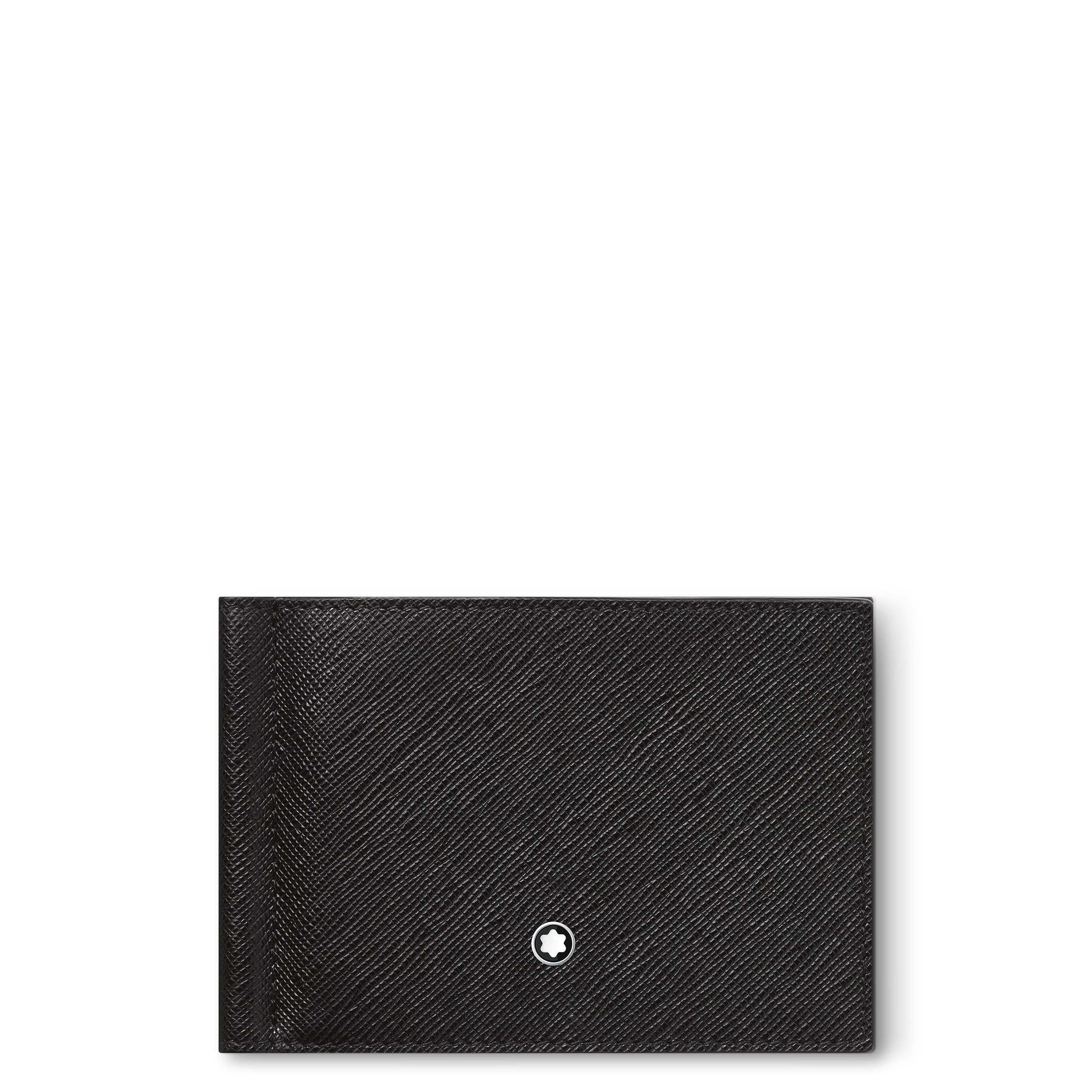 Montblanc - Wallet 6Cc With Money Clip In Sartorial Leather - Leather - Mb130316 - Wallets Men's Black