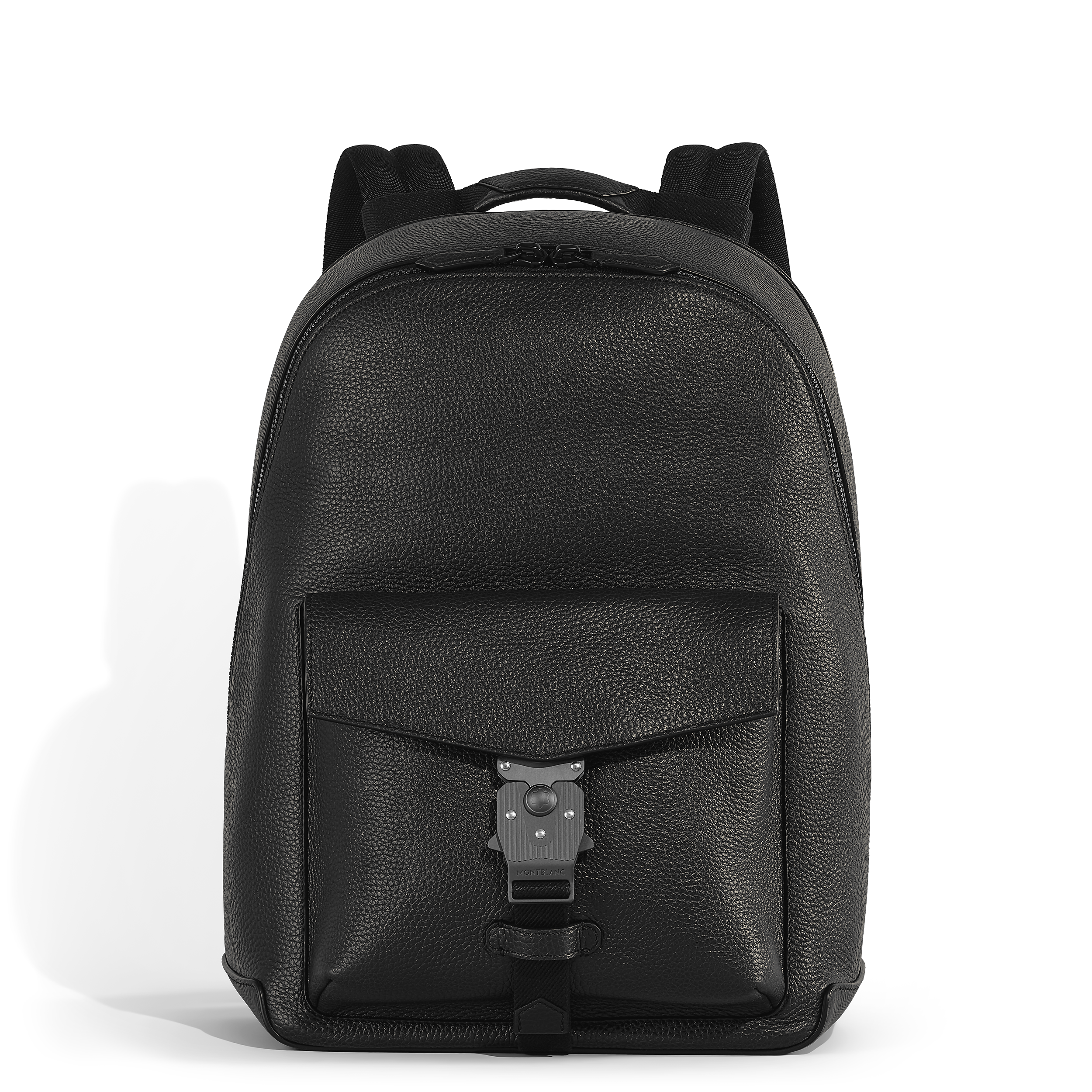 Montblanc - M-Lock Backpack - Leather - Mb220321 - Backpacks   Black