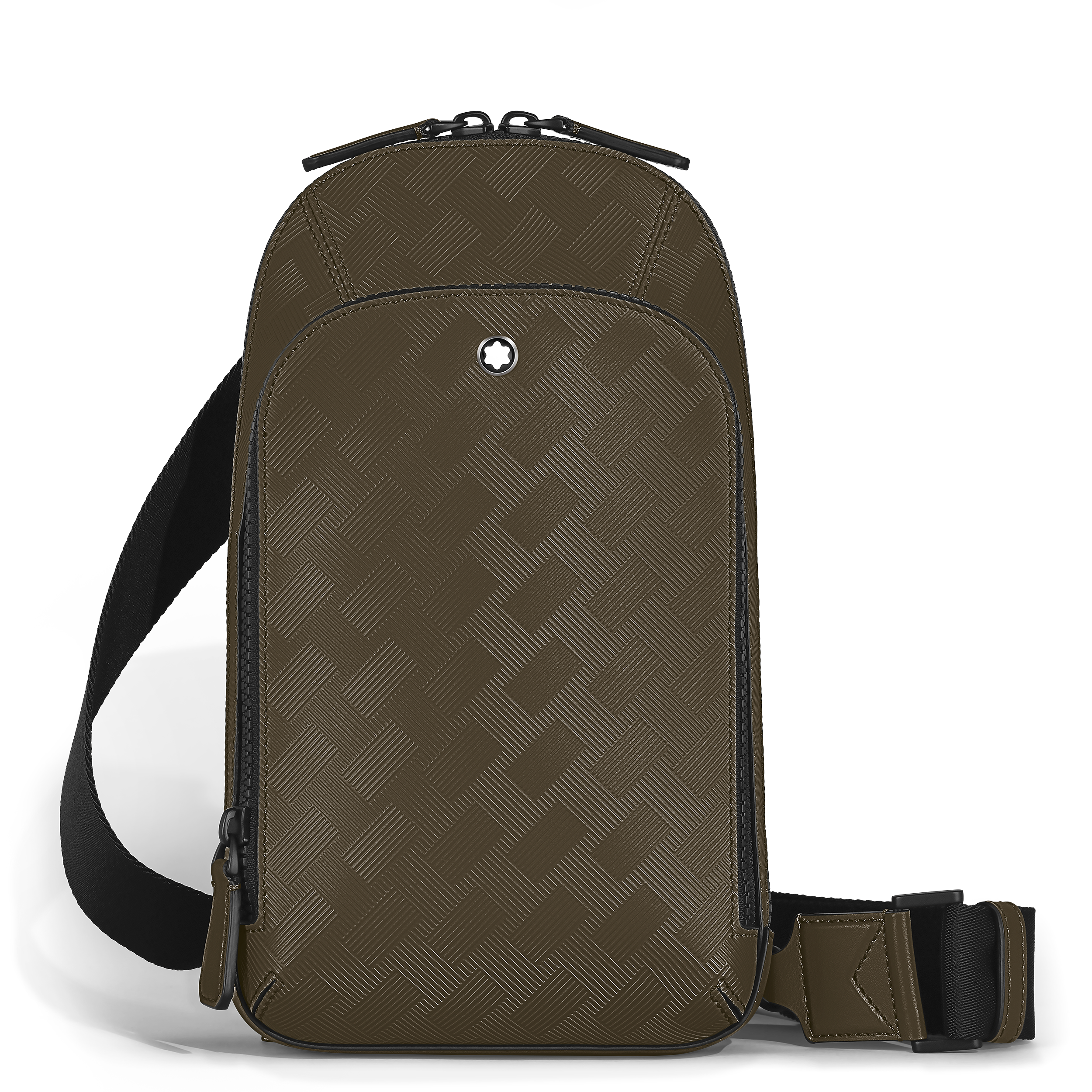 Montblanc - Medium On-Body Bag In Extreme Leather - Leather - Mb221602 - Sling Bags   Khaki