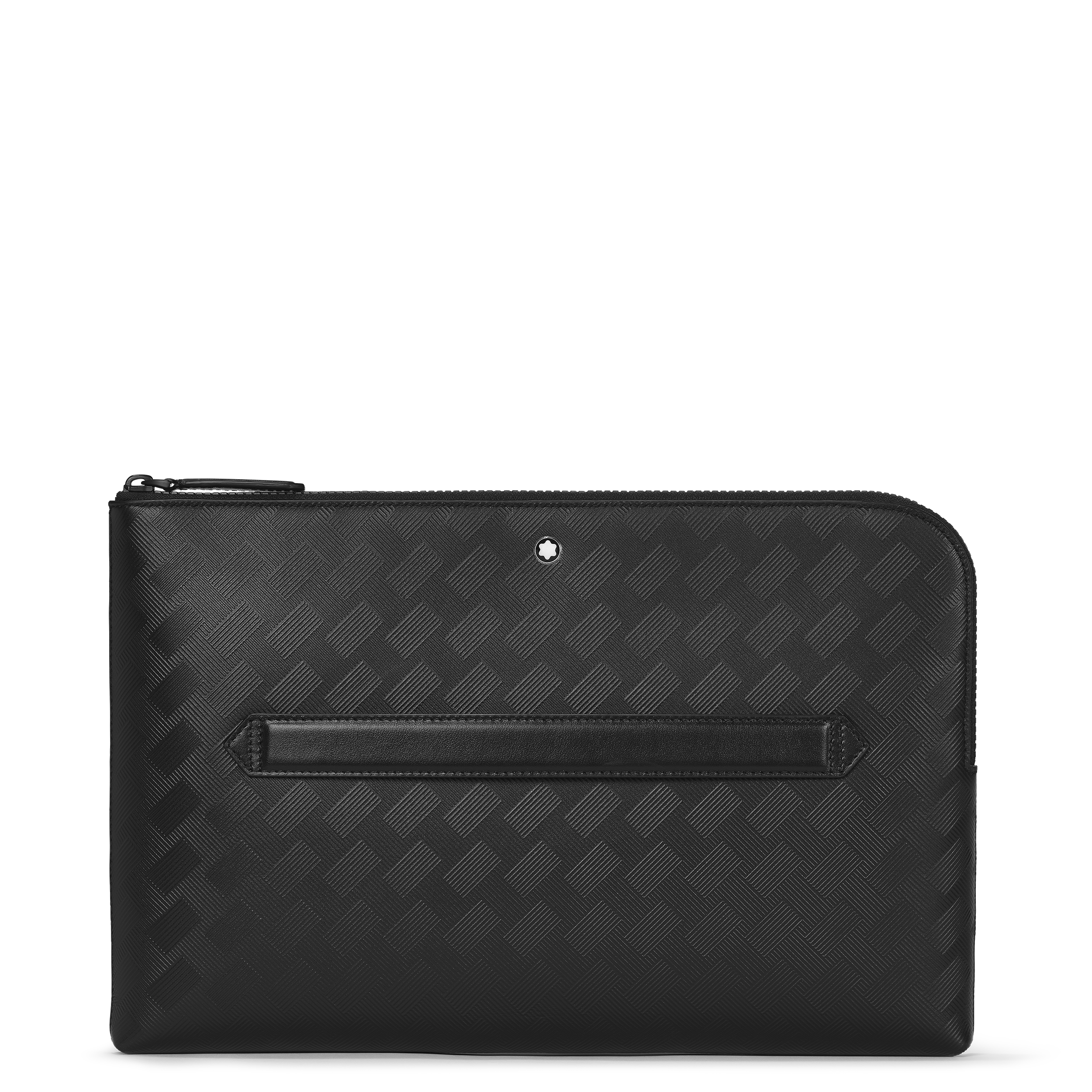 Montblanc - Laptop Case In Extreme Leather - Leather - Mb129969 - Laptop Bags   Black