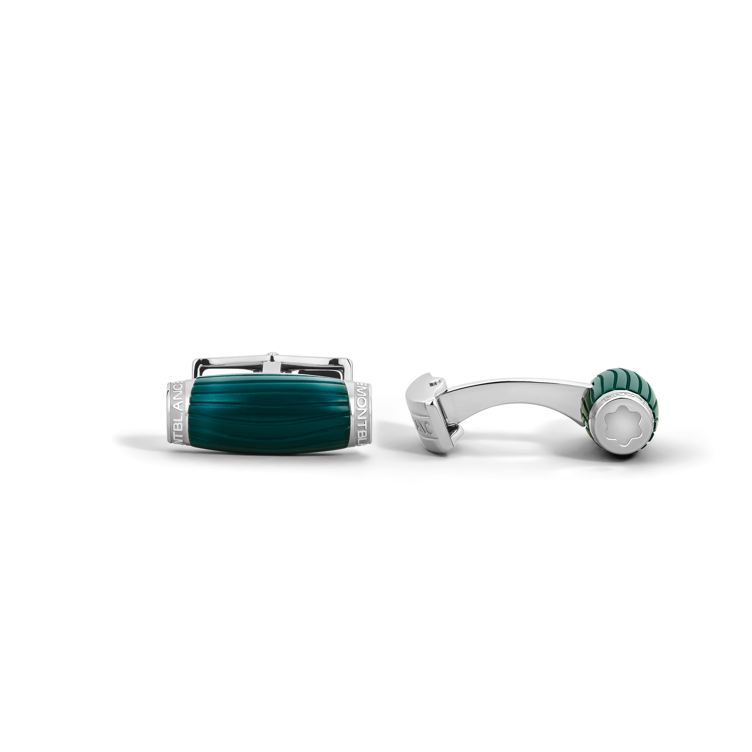 Montblanc - Starwalker Polar Cufflinks - Stainless Steel - Mb134672 - Cufflinks   Green