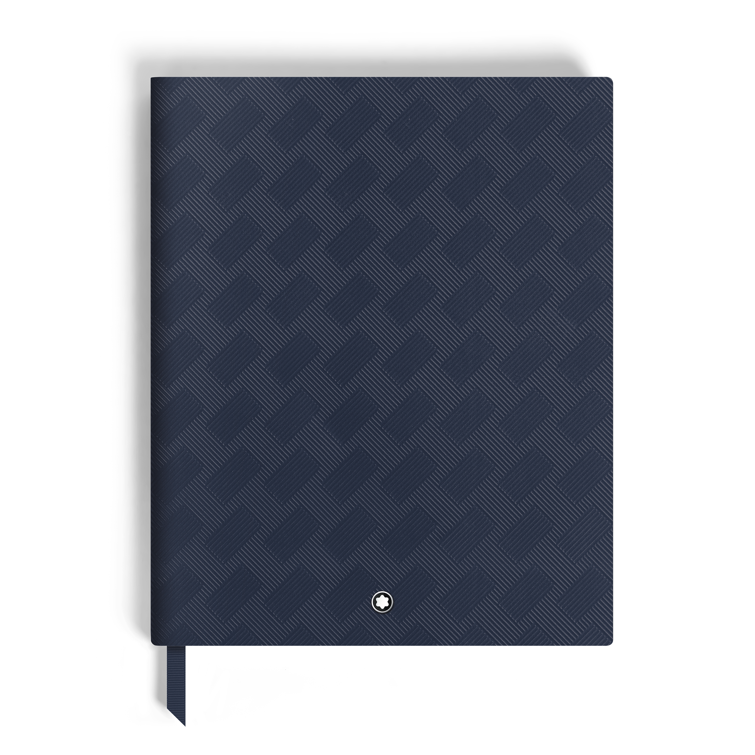 Montblanc - Large Notebook In Extreme Leather  Lined Pages - Paper - Mb136437 - Notebooks   Blue
