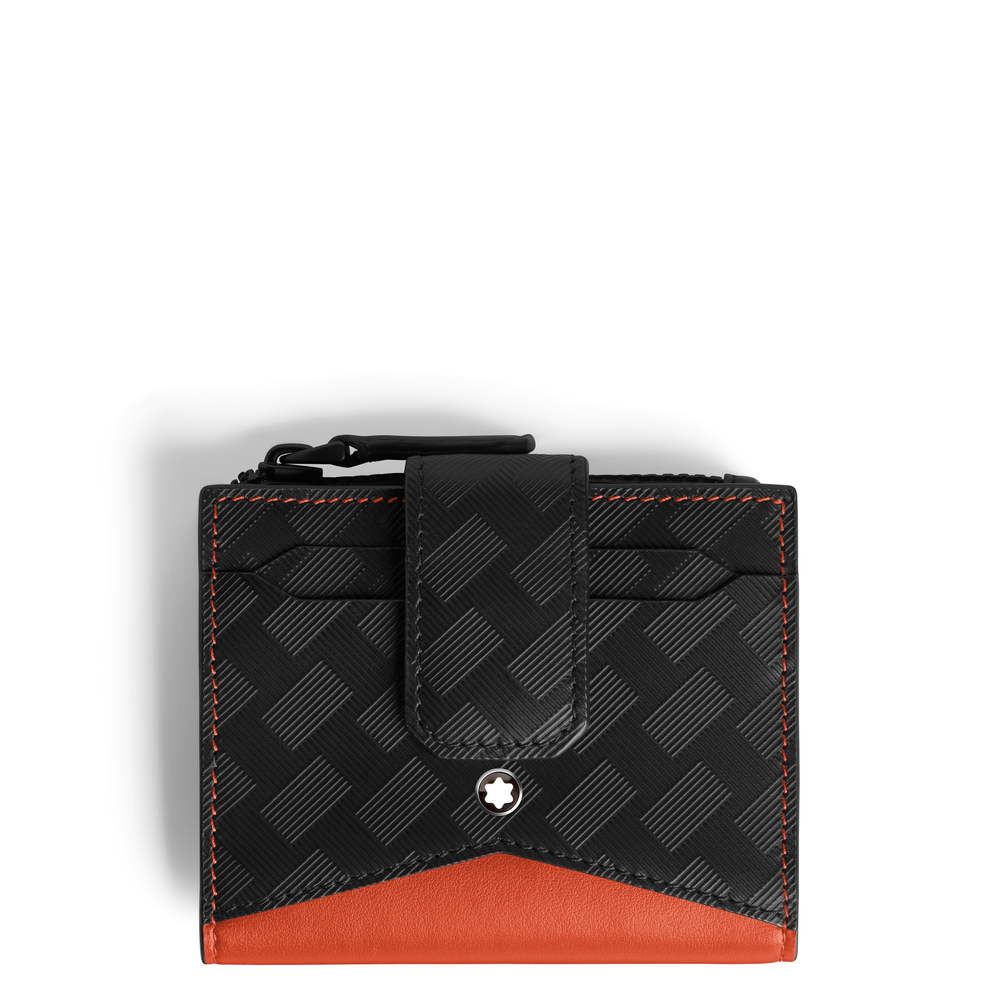 Montblanc - Mini Wallet 6Cc In Extreme Leather - Black / Cayenna - Leather - Mb199417 - Wallets   Black Cayenna