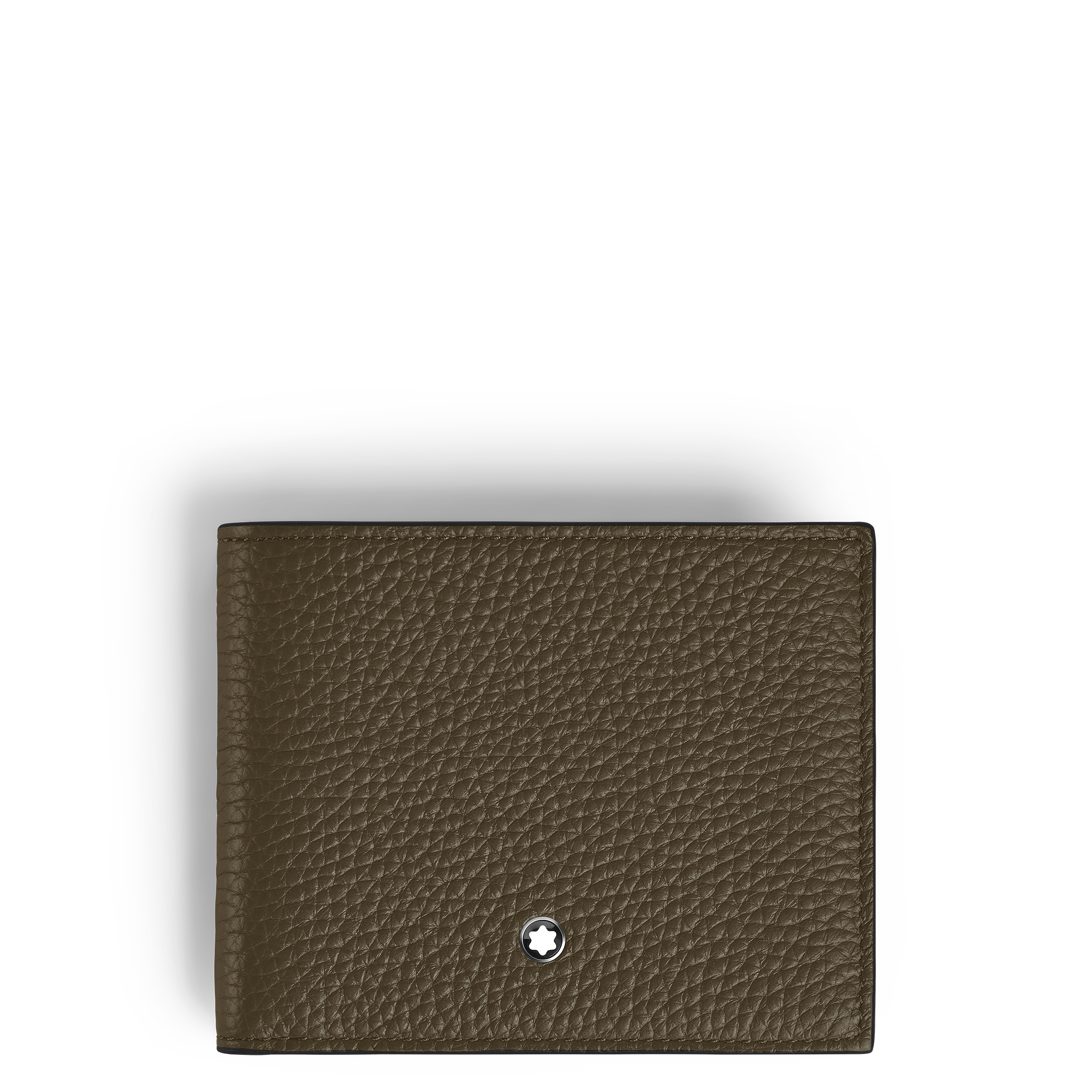 Montblanc - Wallet 4Cc With Coin Case In Grain Leather - Leather - Mb220216 - Coin Cases Men's Khaki