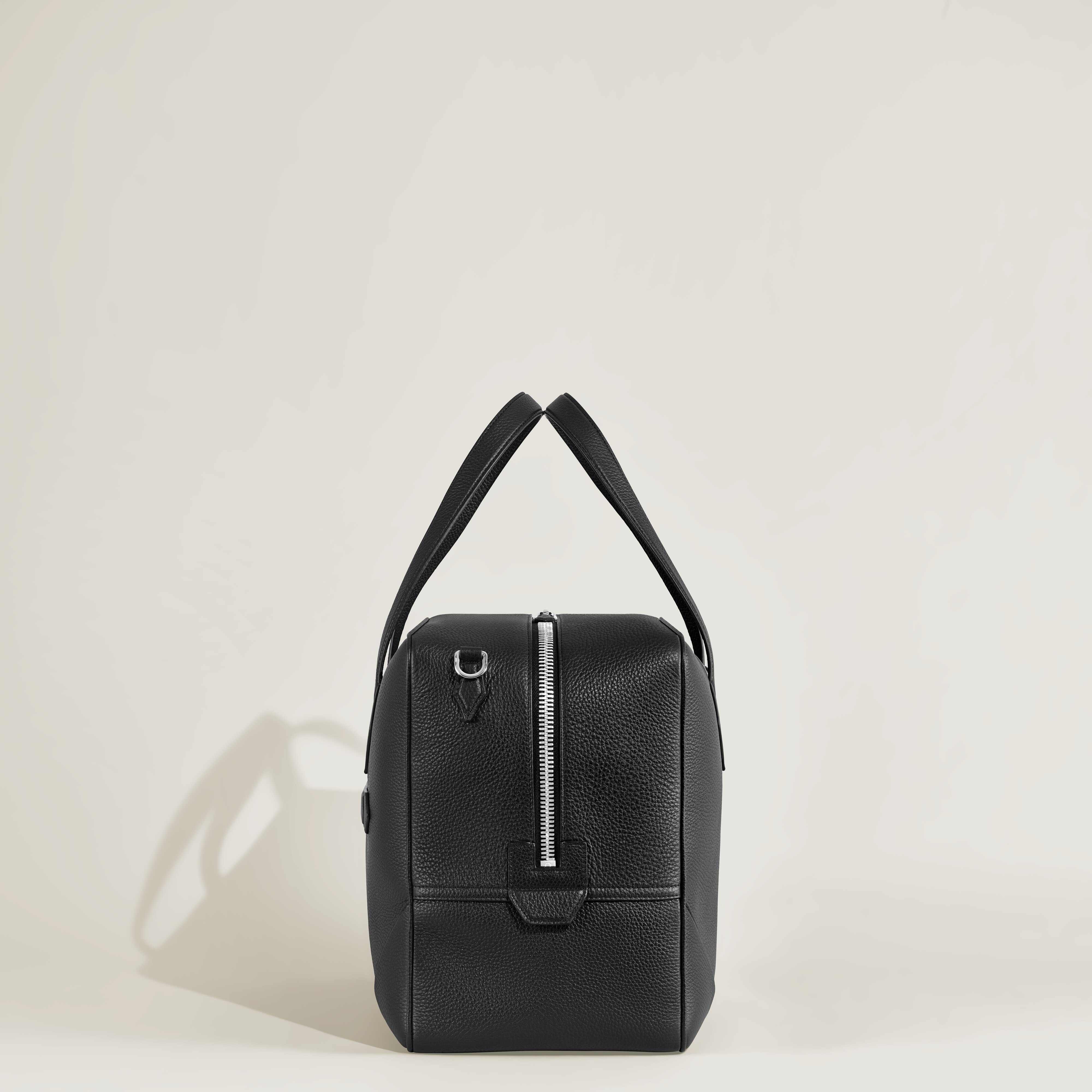  Montblanc - Weekender Bag 45 Aus Genarbtem Leder - Schwarz - Leder - Mb221624 - Duffle Bags 