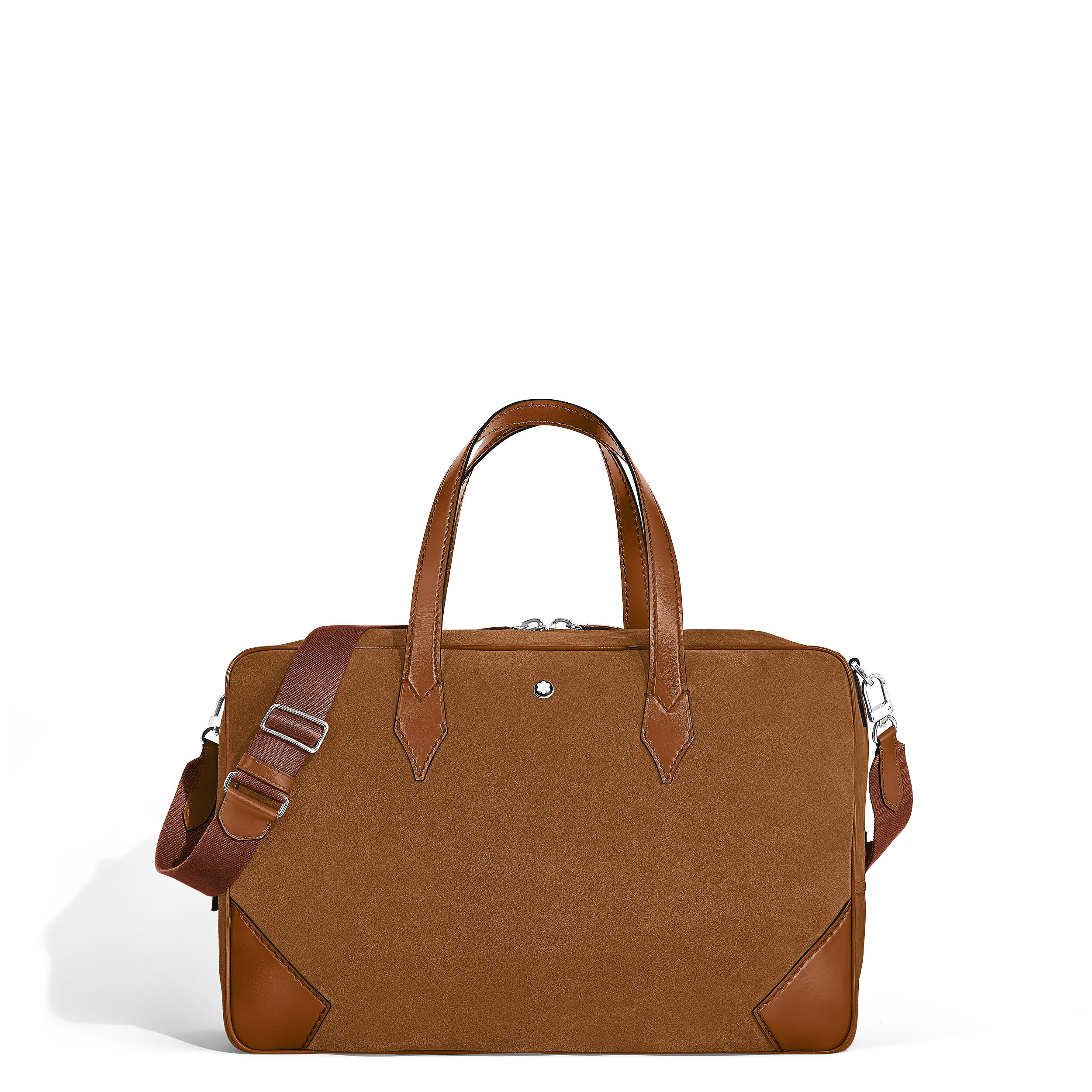 Montblanc - Weekender Bag 45 Suede Leather - Leather - Mb221674 - Duffle Bags   Caramel