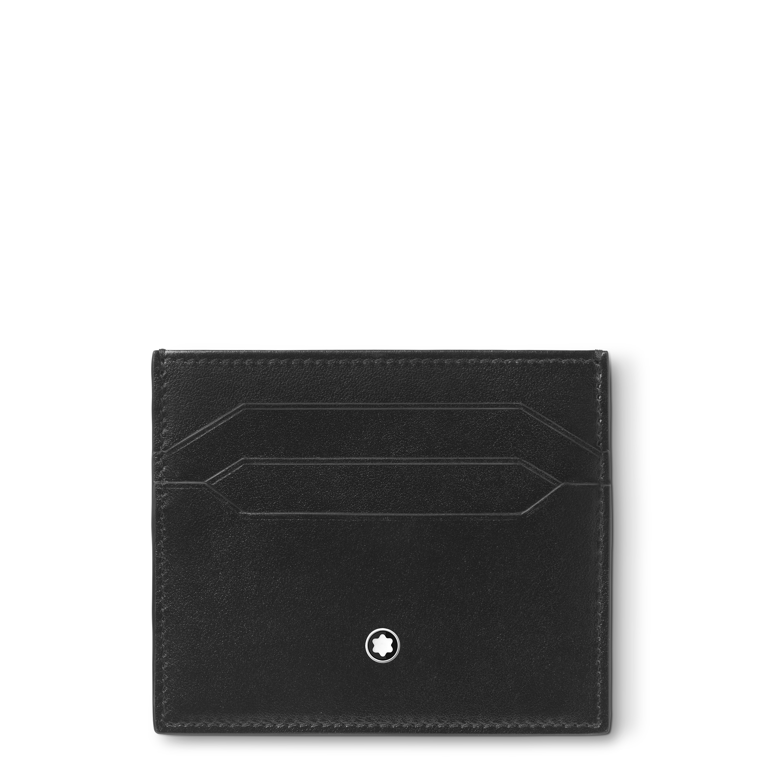 Montblanc - Card Holder 6Cc In Meisterstück Leather - Leather - Mb198324 - Card Holders   Black