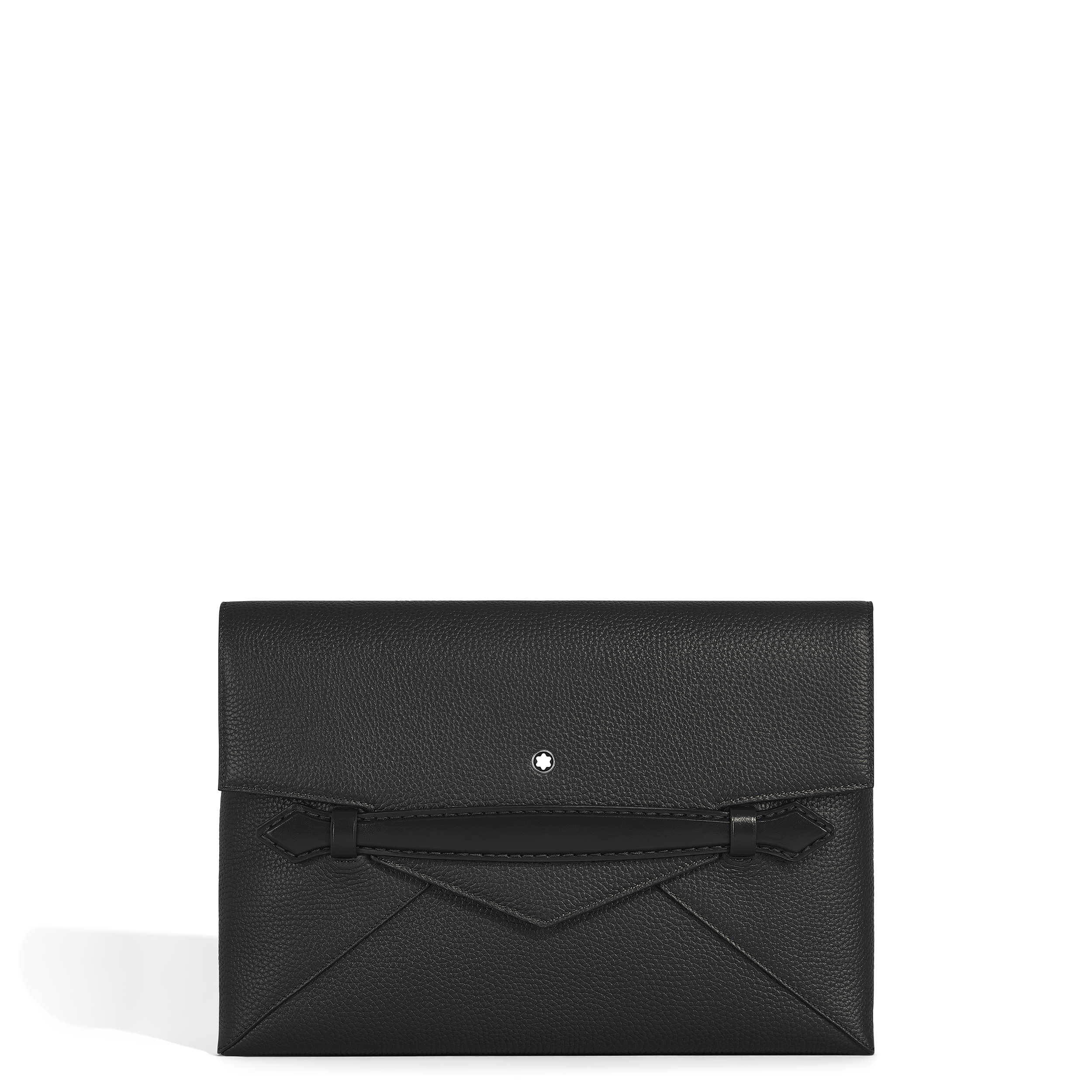 Montblanc - Envelope Clutch Document Holder - Leather - Mb220215 - Document Cases   Black