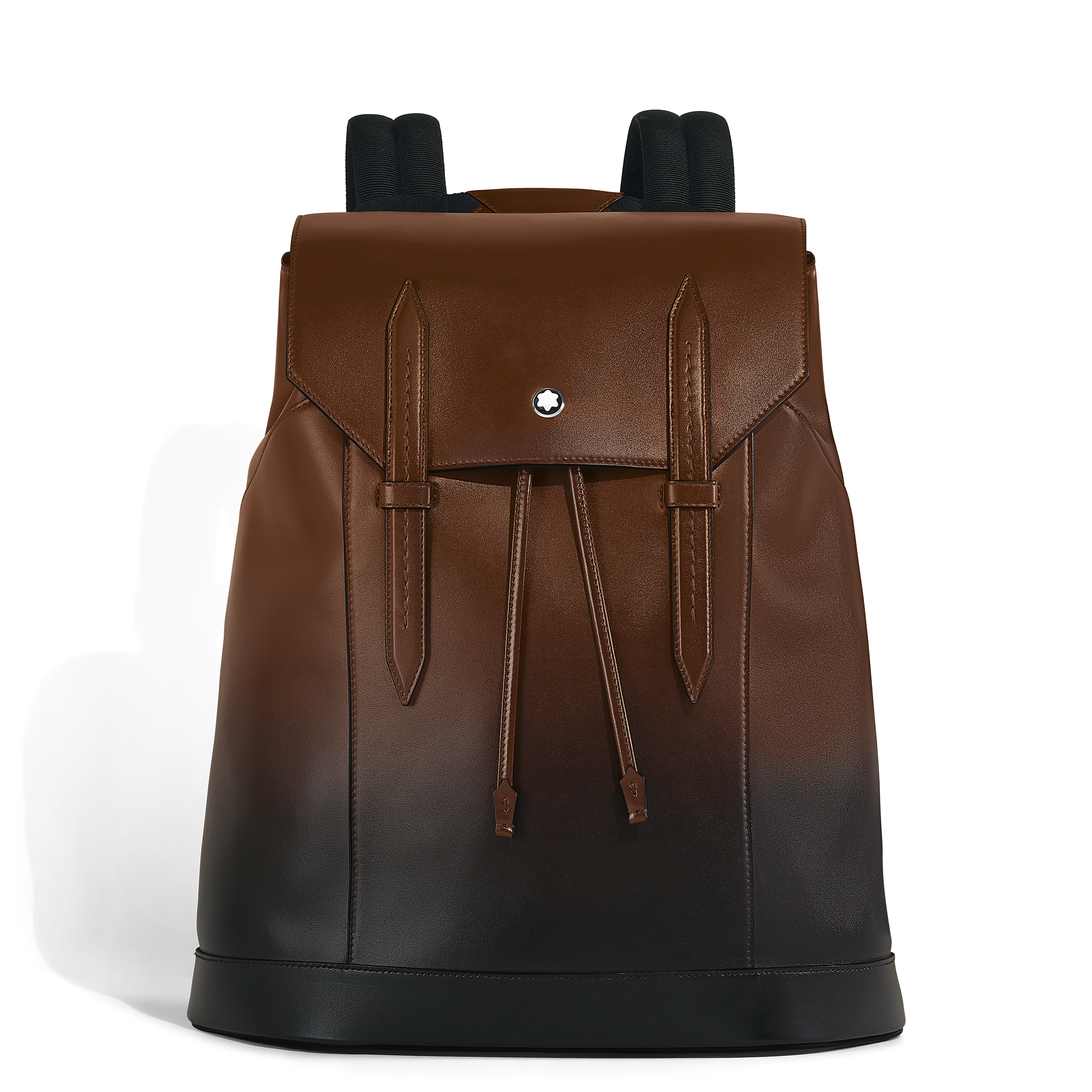 Montblanc - Medium Backpack In Meisterstück Leather - Leather - Mb220310 - Backpacks   Sfumato Brown