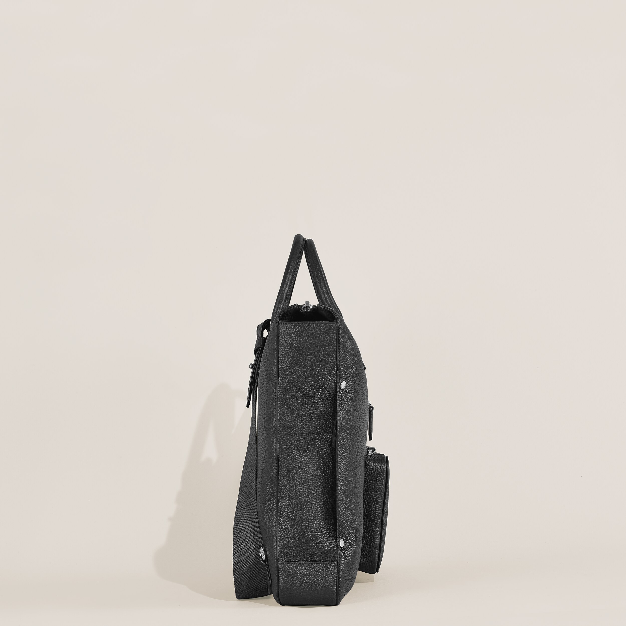  Montblanc - Schreibmappe Montblanc Companion Groß - Schwarz - Leder - Mb220192 - Tragetaschen 