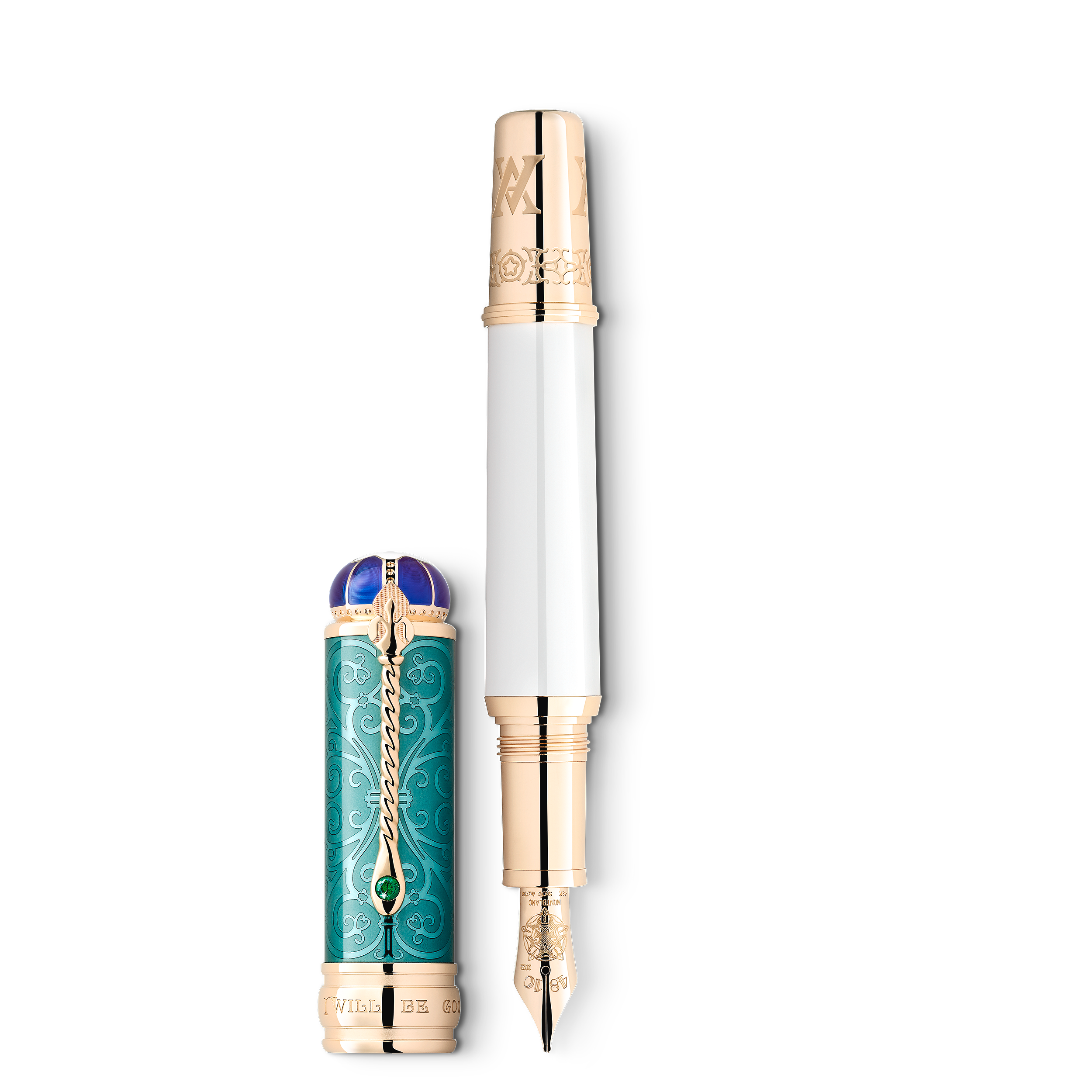 Montblanc - Patron Of Art Homage To Victoria Limited Edition 4810 Fountain Pen - Precious Lacquer - Mb127847 - Fountain Pens   Mint | Pearl