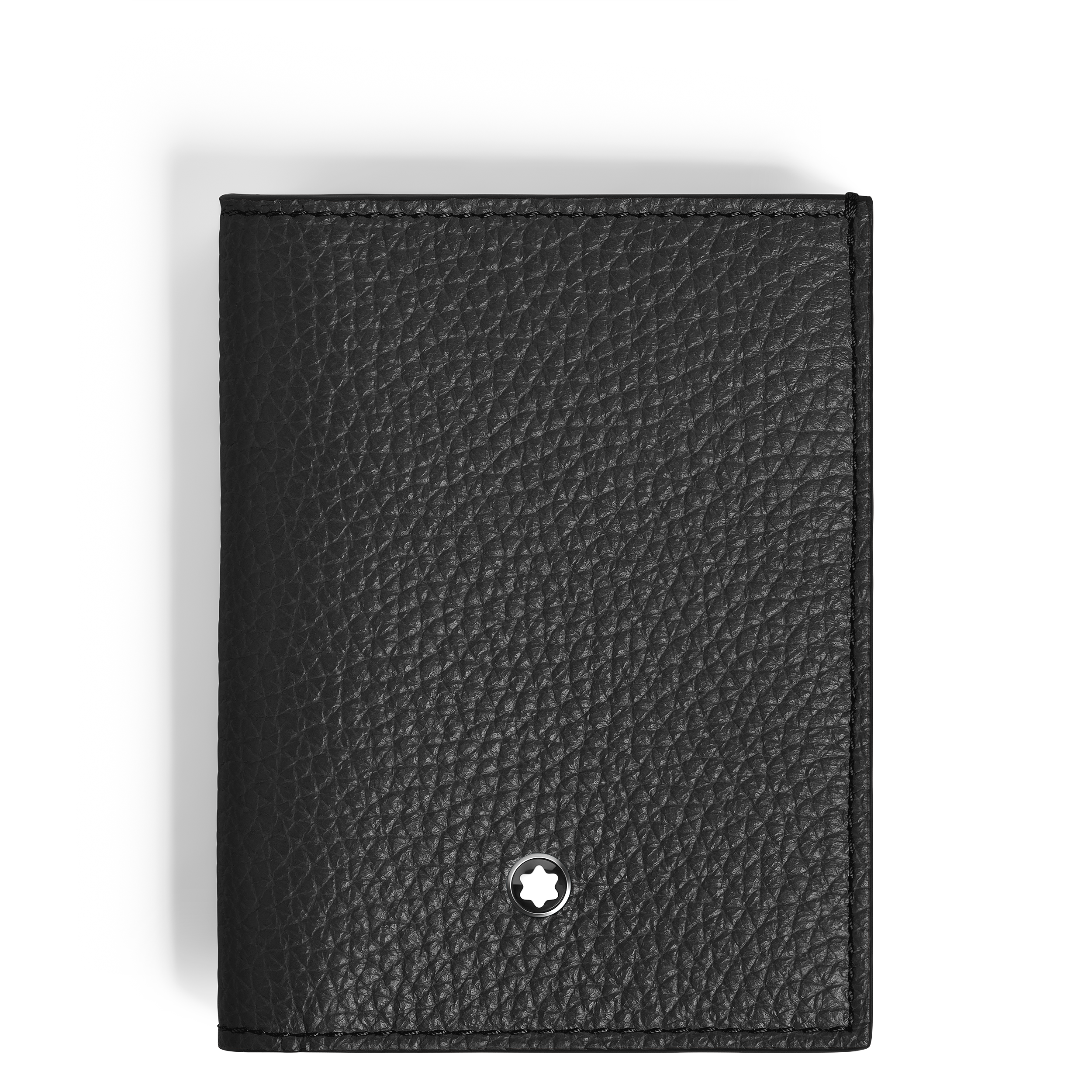 Montblanc - Mini Wallet 4Cc In Grain Leather - Leather - Mb222995 - Wallets   Black