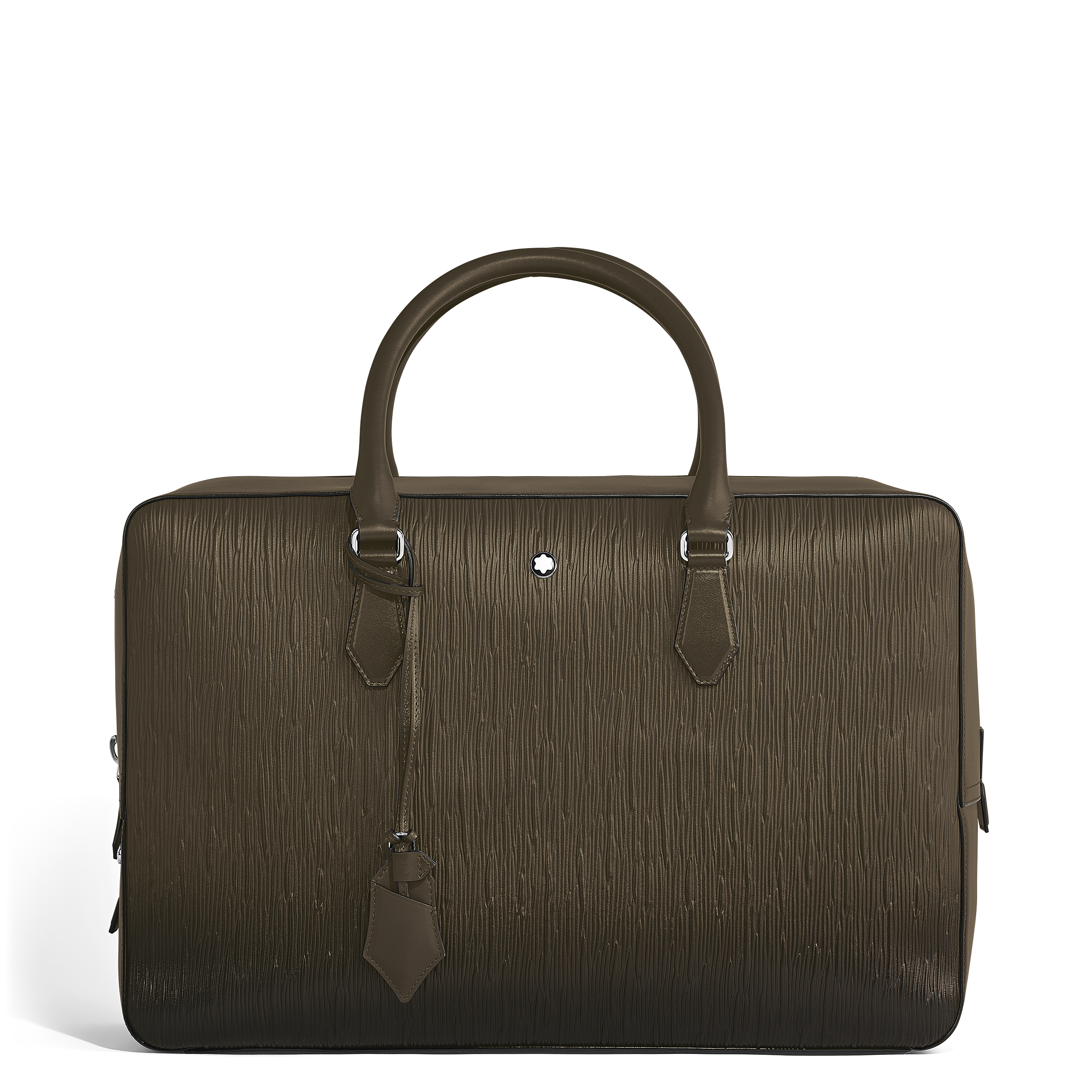 Montblanc - Weekender Bag 45 In Corteccia Sfumato Leather - Leather - Mb220268 - Duffle Bags   Khaki