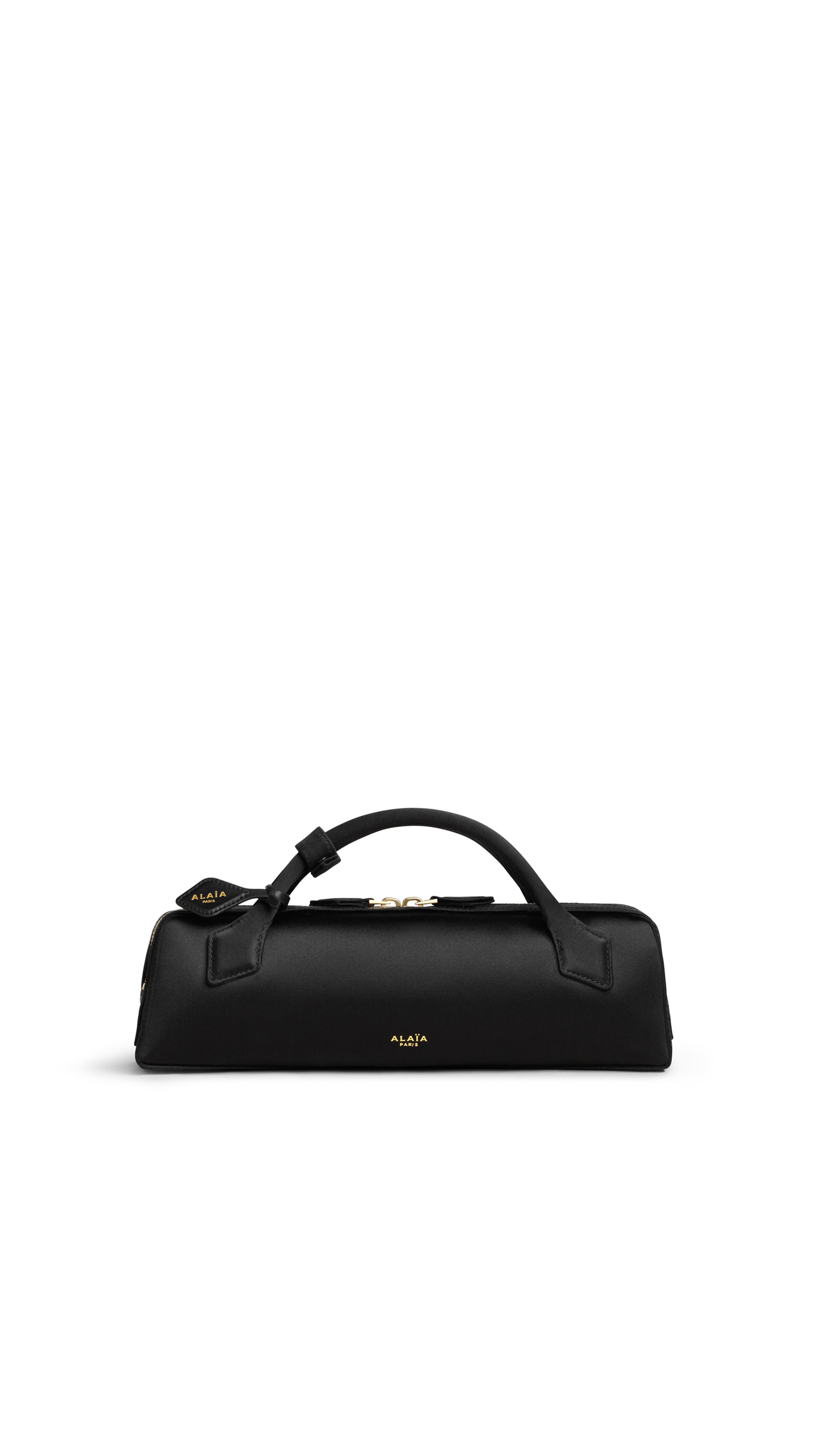 Alaïa Donna Nero Pochette Le Teckel In Satin Taglia Taglia Unica