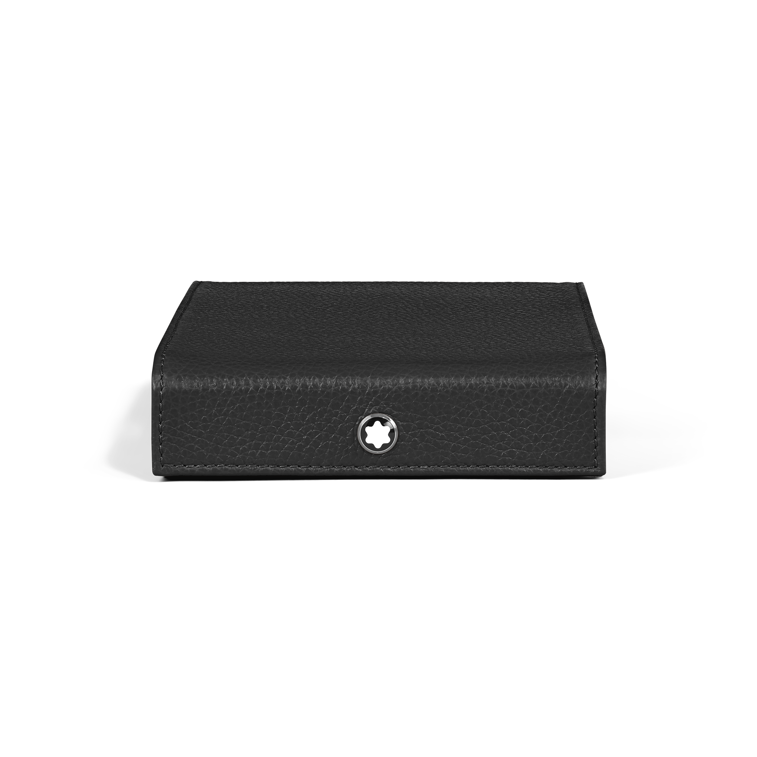 Montblanc - Travel Box For 4 Writing Instruments In Grained Leather - Leather - Mb137162 - Collector Boxes   Black