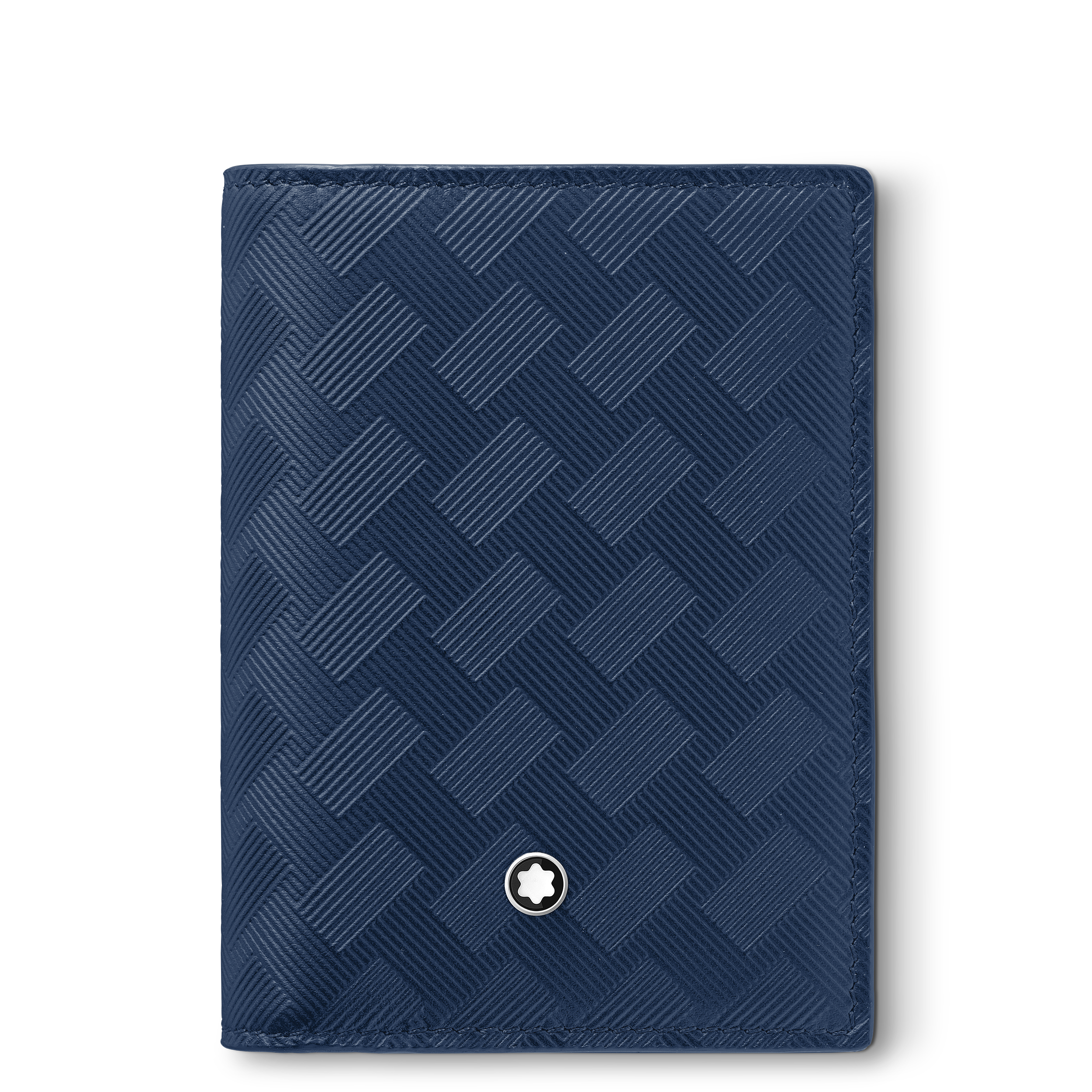 Montblanc - Card Holder 4Cc In Extreme Leather - Leather - Mb198073 - Card Holders   Ink Blue