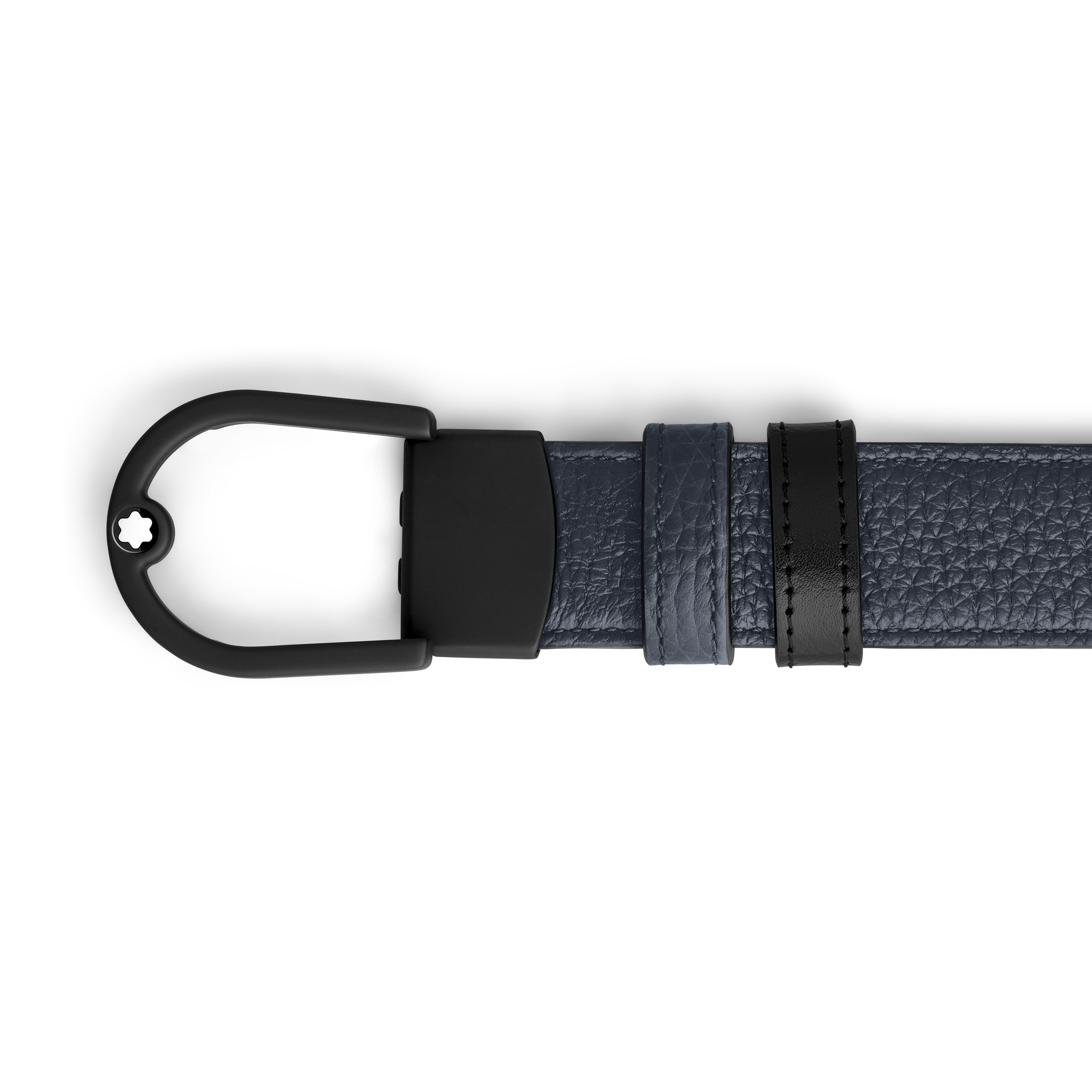  Montblanc - Wendbarer Gürtel Mit Hufeisenförmiger Schließe 30 Mm Aus Grain Leder - Mb220997 - Gürtel 