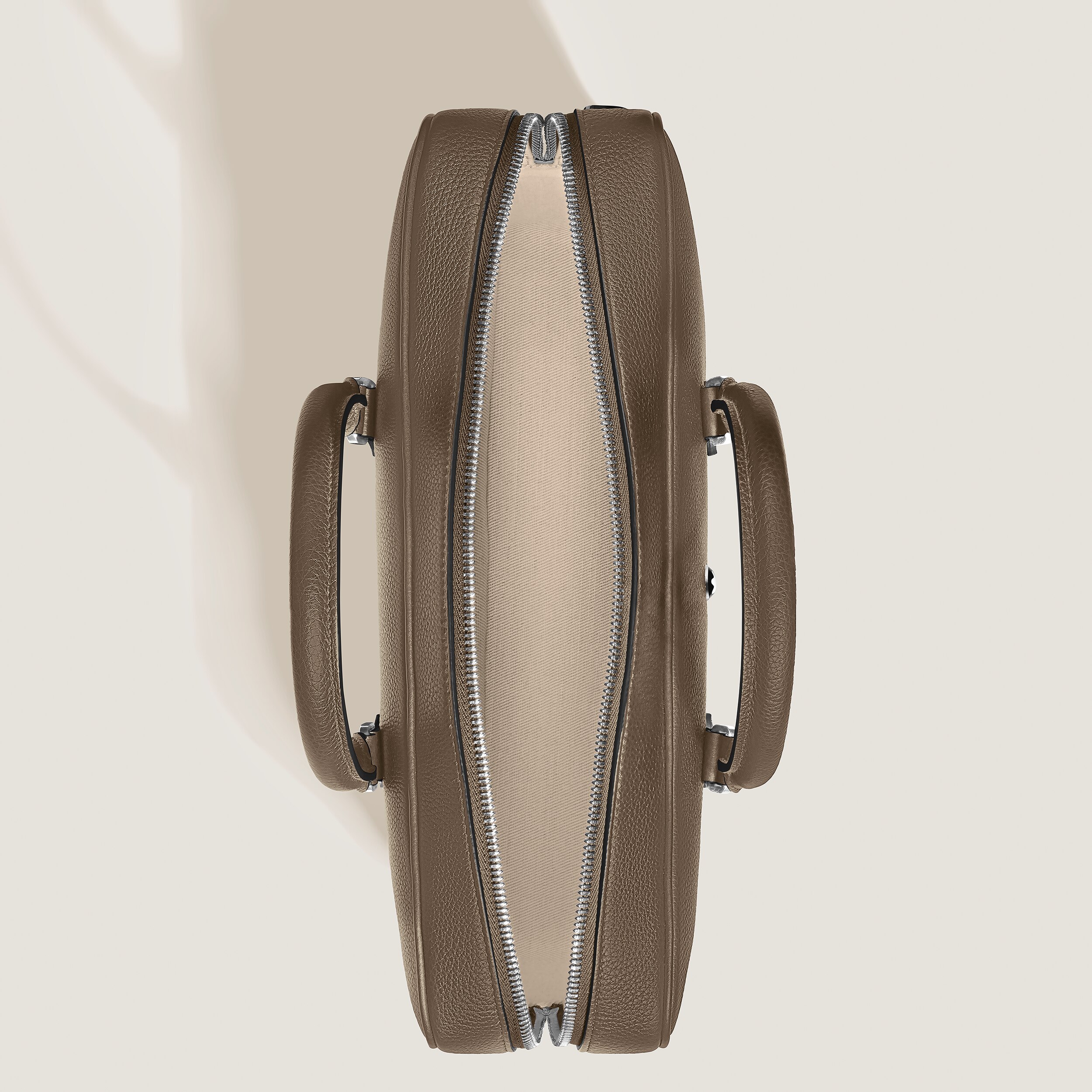 Montblanc - Mittelgroße Schreibmappe Aus Grain Leder - Haselnussbraun - Leder - Mb221622 - Aktentaschen 