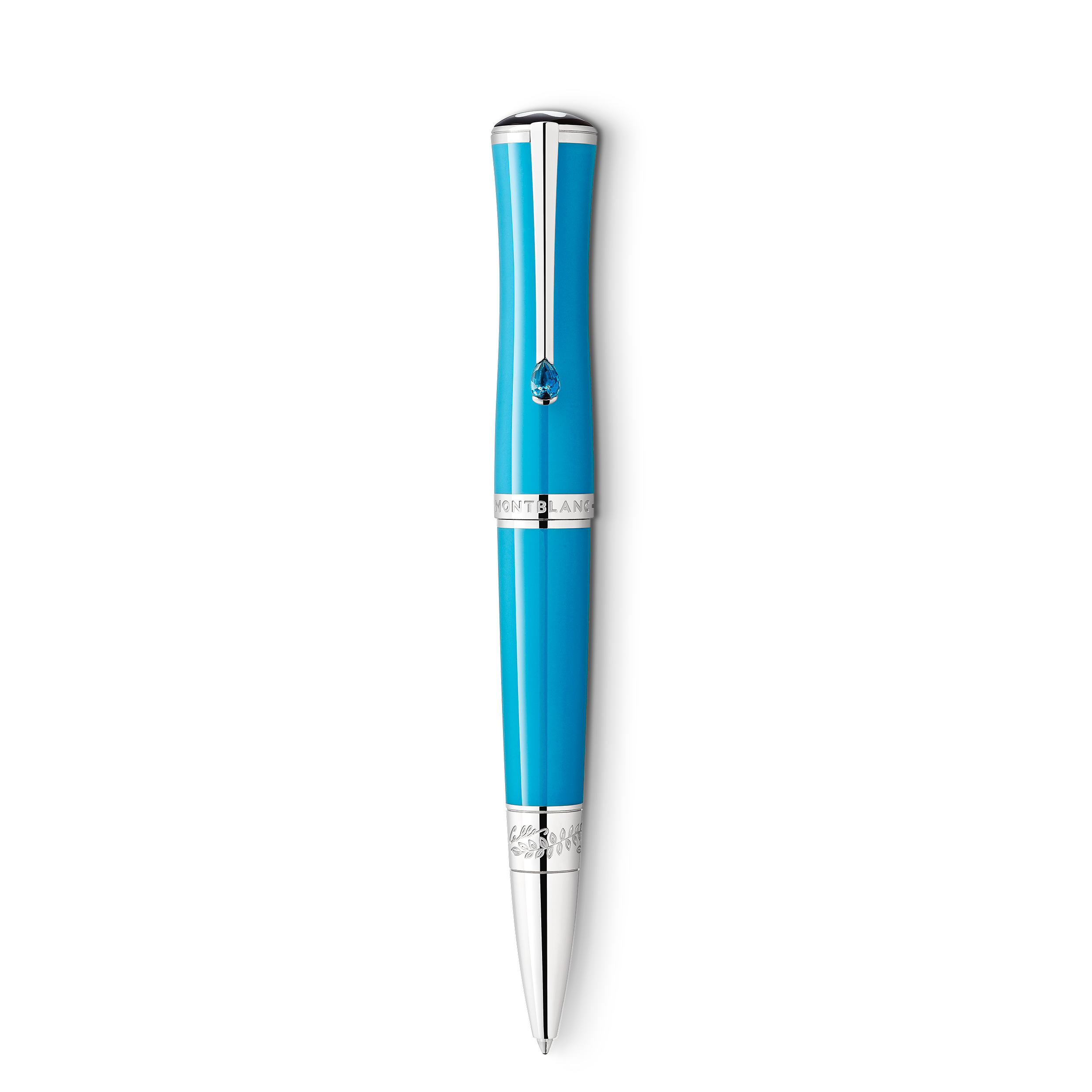 Montblanc - Maria Callas Special Edition Ballpoint - Precious Resin - Mb129566 - Ballpoints Women's Turquoise