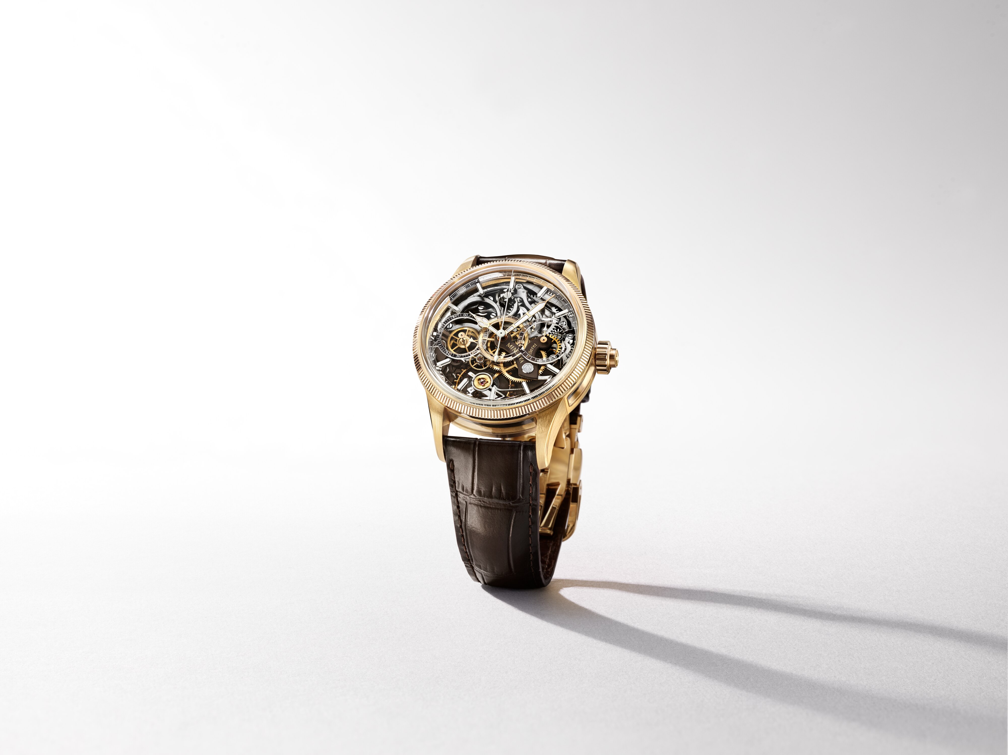  Montblanc - Montblanc 1858 The Unveiled Minerva Chronograph Limited Edition - 100 Exemplare - Braun - Mb134281 - Uhr 