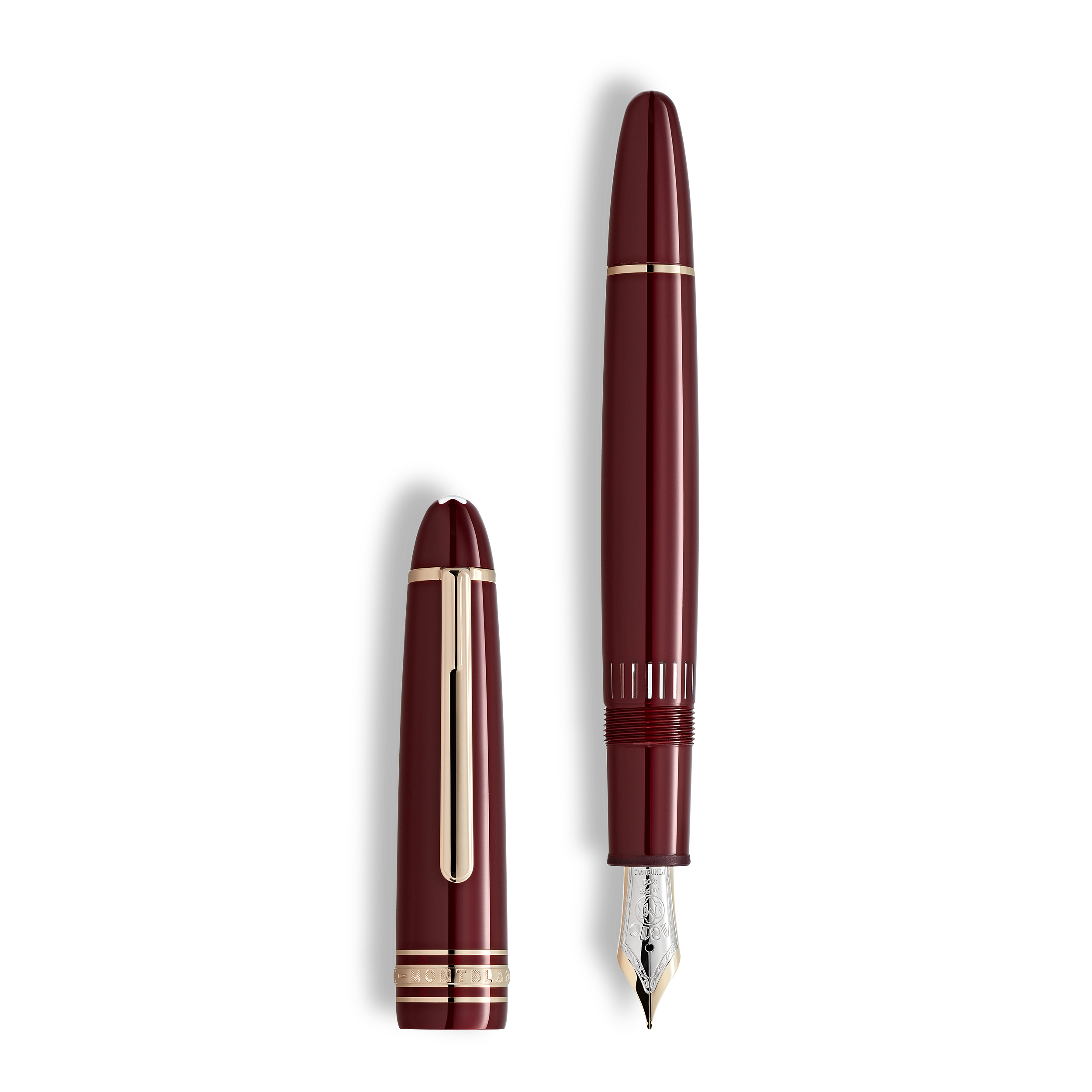 Montblanc - Meisterstück Legrand Fountain Pen - Mb133002 - Fountain Pens   Burgundy Red
