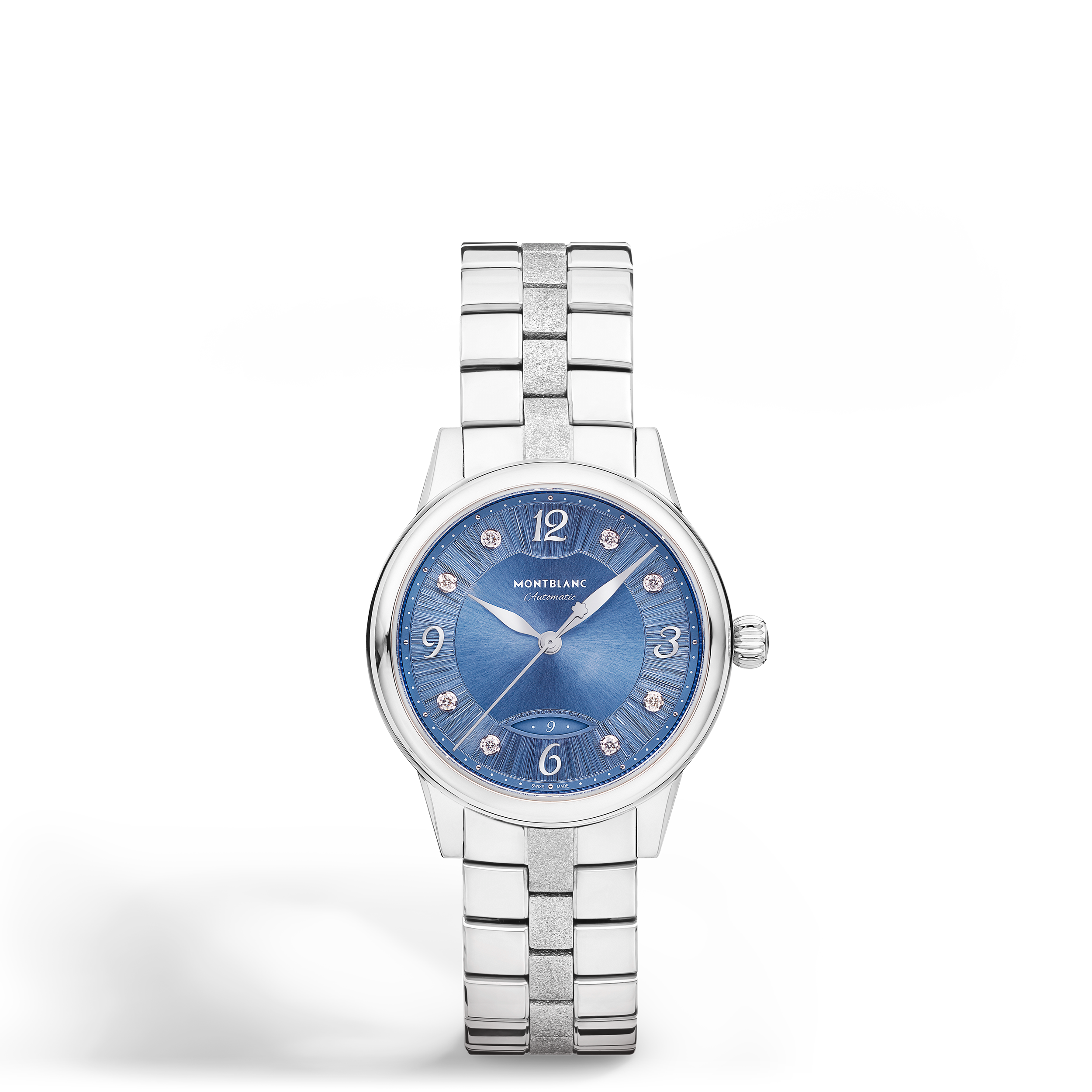 Montblanc - Bohème Automatic Date 30 Mm - Steel - Mb134341 - Watch Women's Blue