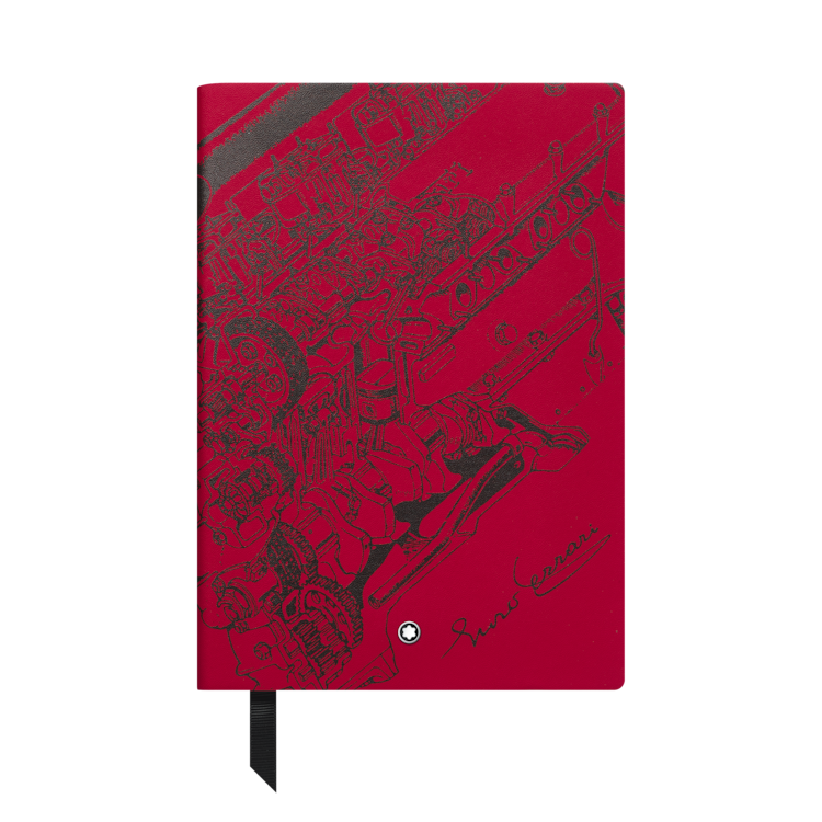 Notebook #146 - Small, Great Characters Enzo Ferrari, Red, Lined 
