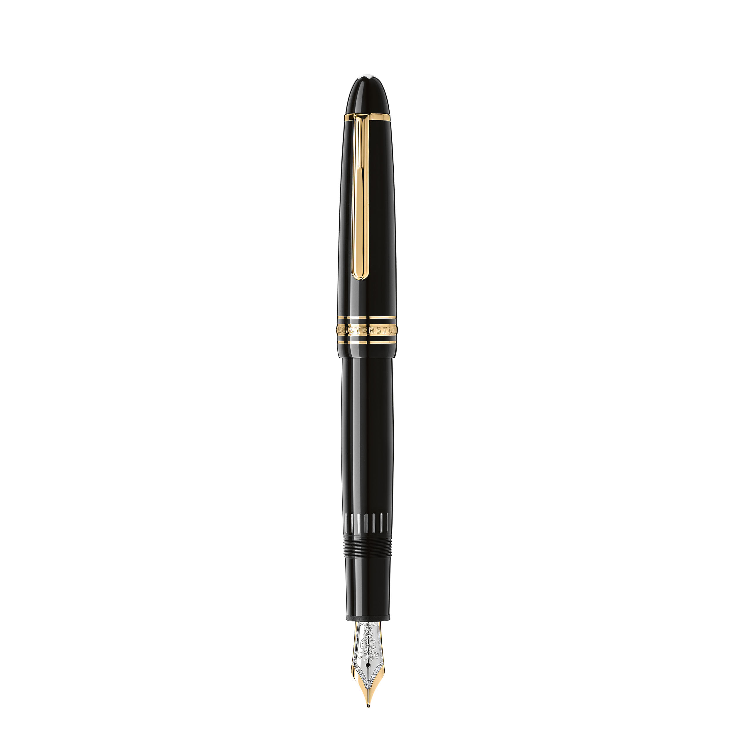 Montblanc - Meisterstück Gold-Coated Legrand Fountain Pen - Precious Resin - Mb132461 - Fountain Pens   Black