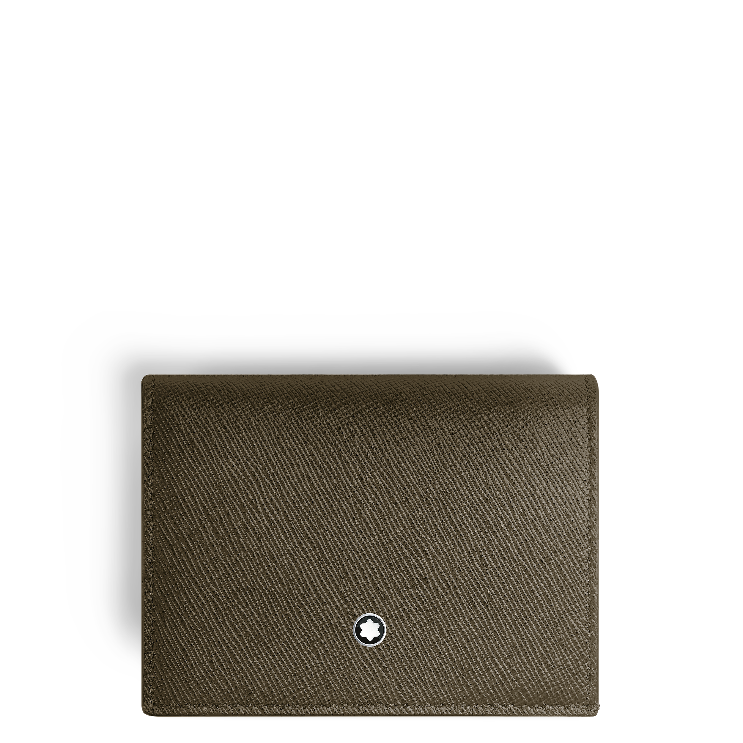  Montblanc - Portefeuille Continental Nano En Cuir Sartorial - Kaki - Cuir - Mb221468 - Portefeuilles 