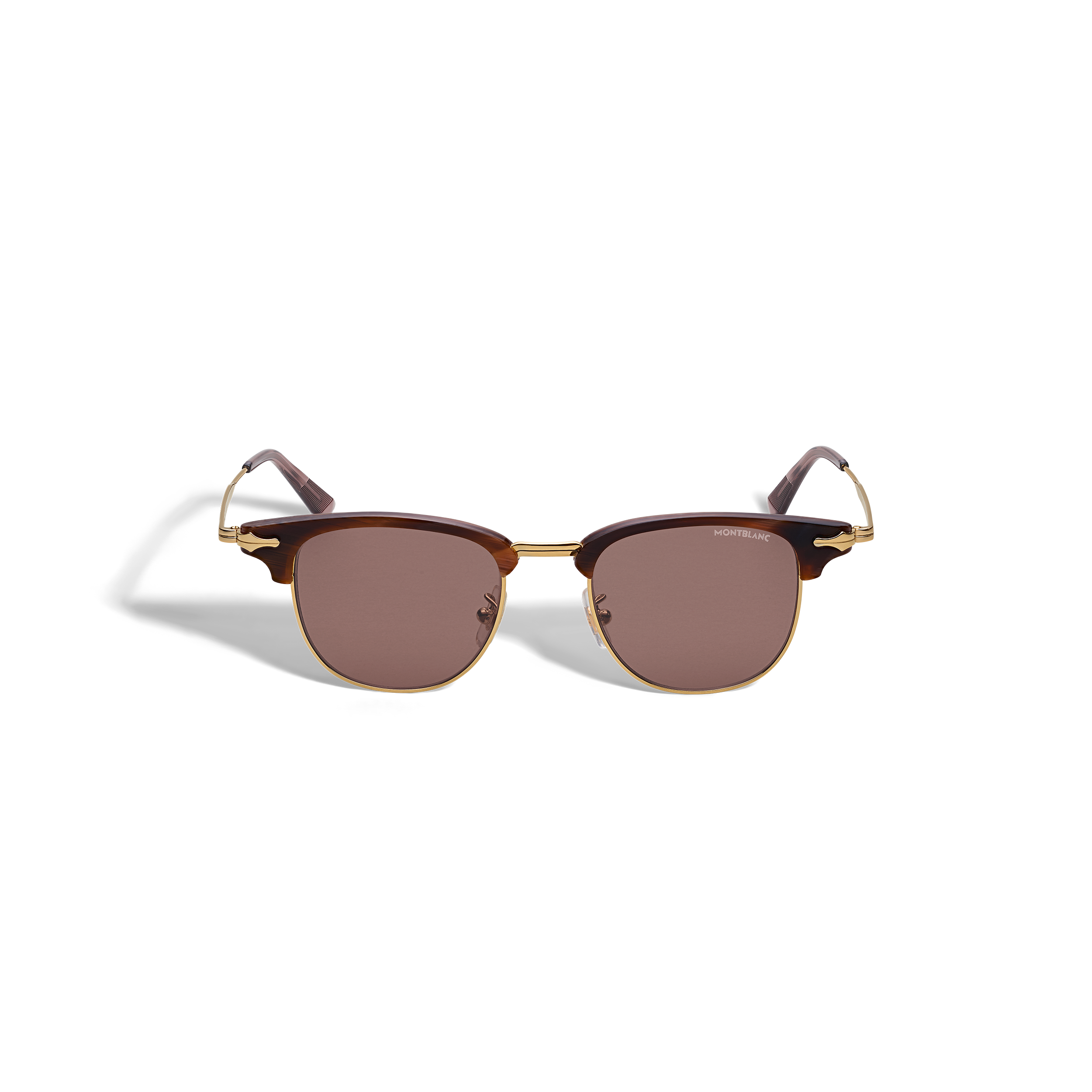 Montblanc - Rectangular Sunglasses With Gold-Coloured Metal Frame - Metal - Mb134462 - Sunglasses   Gold Colour