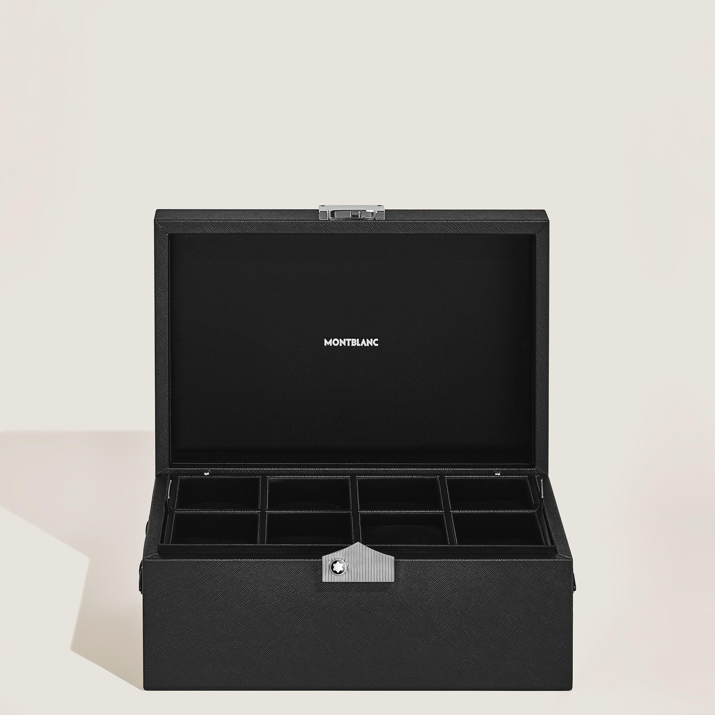  Montblanc - Coffret De Collectionneur Pour Montres - Noir - Cuir - Mb135591 - Coffrets De Collectionneur 