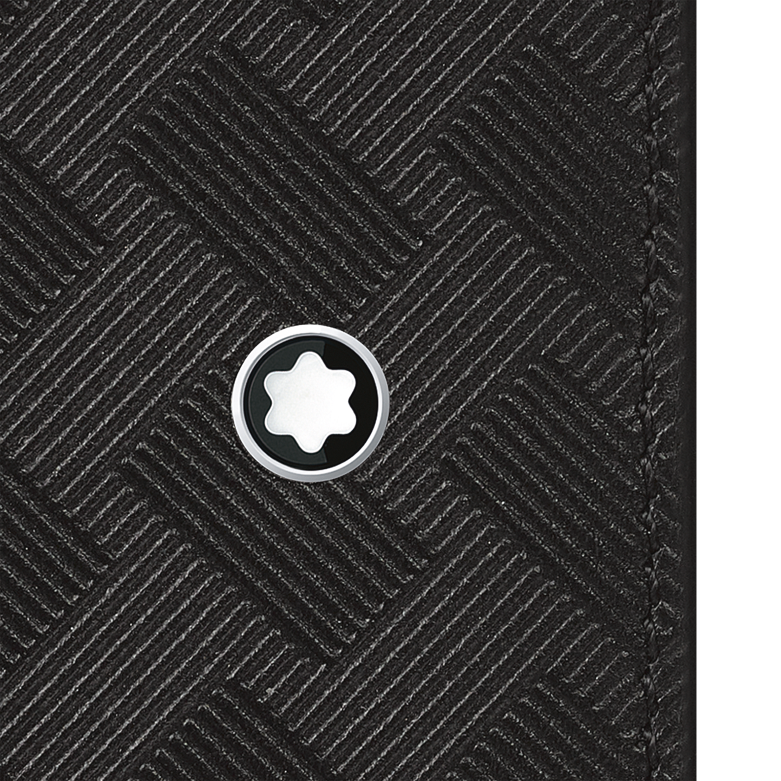  Montblanc - Kartenetui 8 Cc Mit Reißverschluss Aus Extreme Leder - Schwarz - Leder - Mb129976 - Kartenetuis 