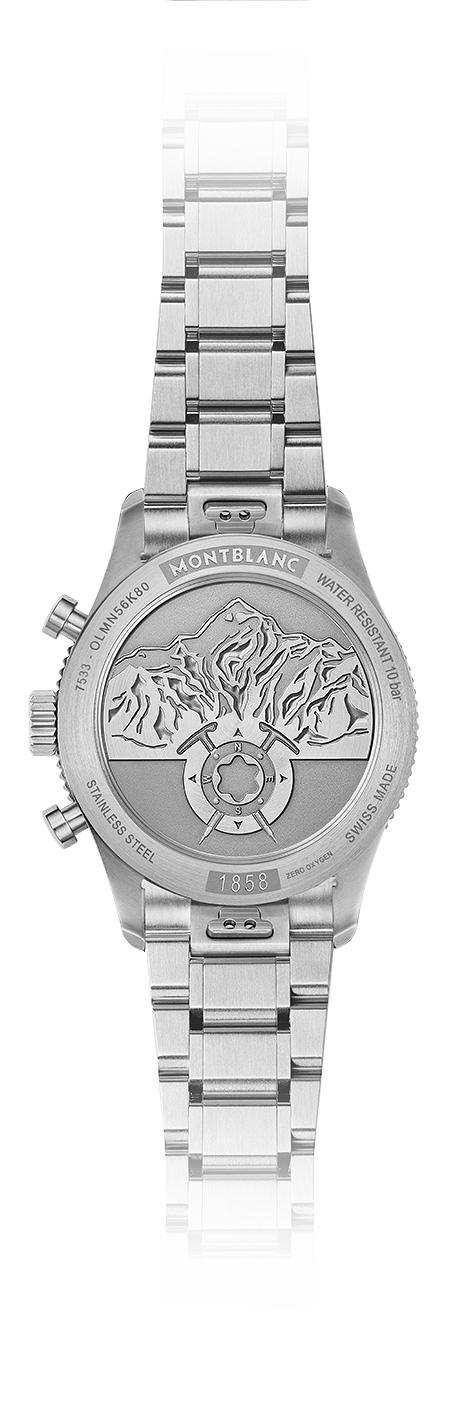  Montblanc - Montblanc 1858 Automatic Chronograph 0 Oxygen - Verde - Acciaio - Ceramica - Mb133298 - Orologio 
